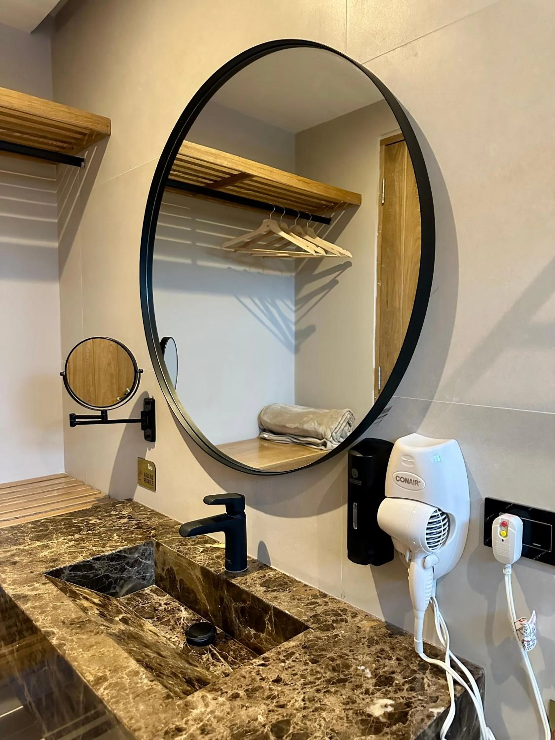 Bathroom in Hotel y Cabañas Covemar