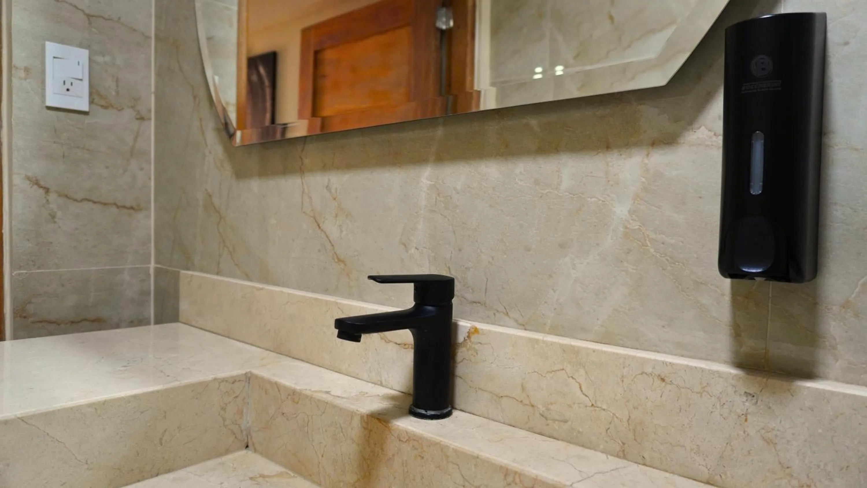 Bathroom in Hotel y Cabañas Covemar