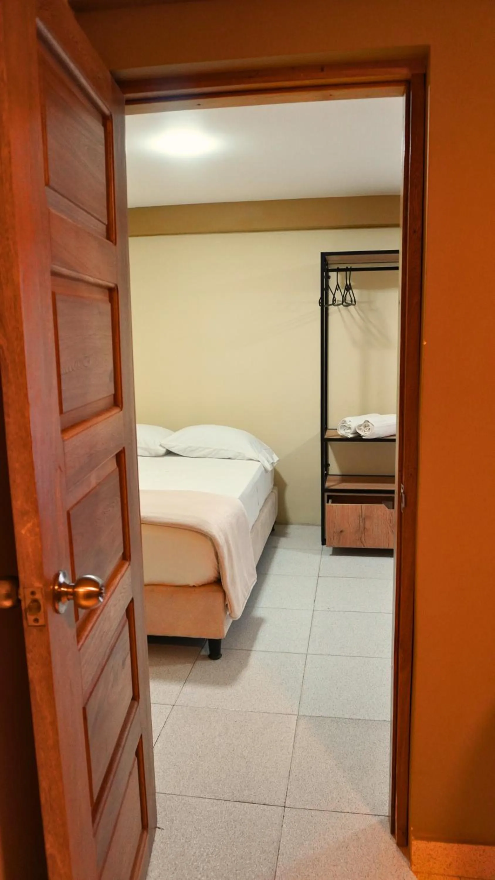 Bed in Hotel y Cabañas Covemar