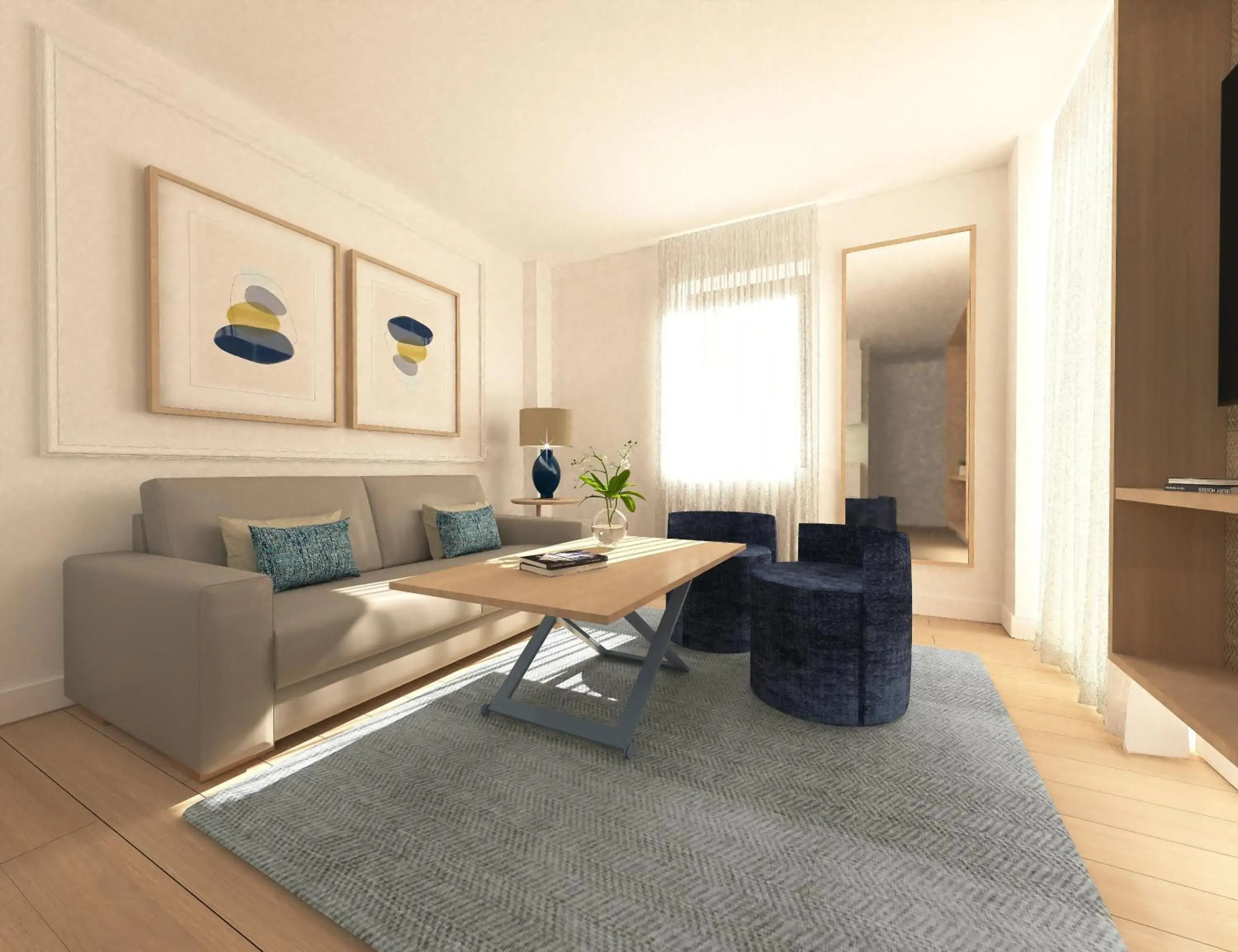 One-Bedroom Apartment with Pool View (2 Adults + 2 Children) in Leo San Bruno One-Bedroom Apartment with Pool View (2 Adults + 2 Children) in Leo San Bruno