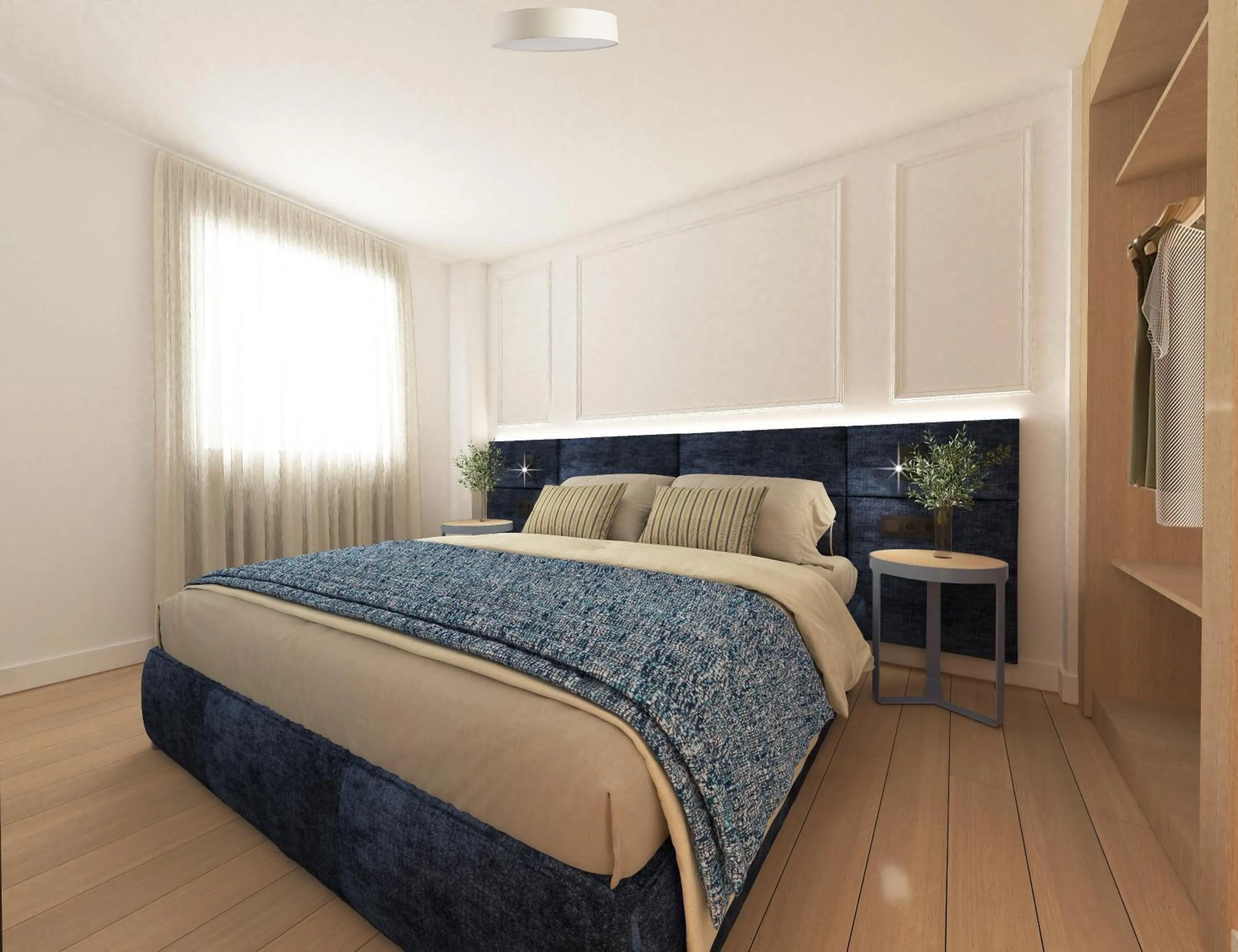 Bedroom, Bed in Leo San Bruno