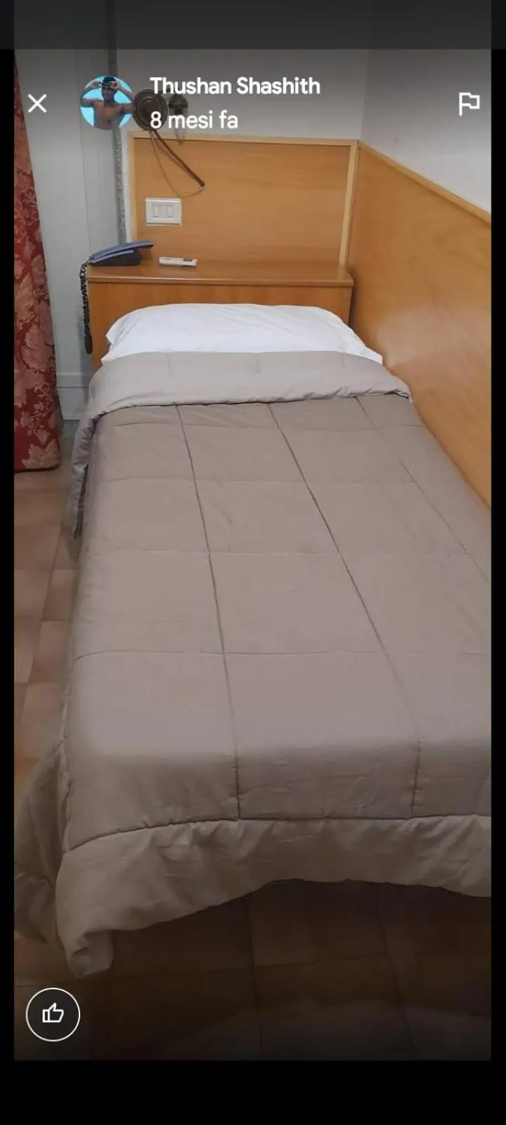 Bed in Hotel de Rossi