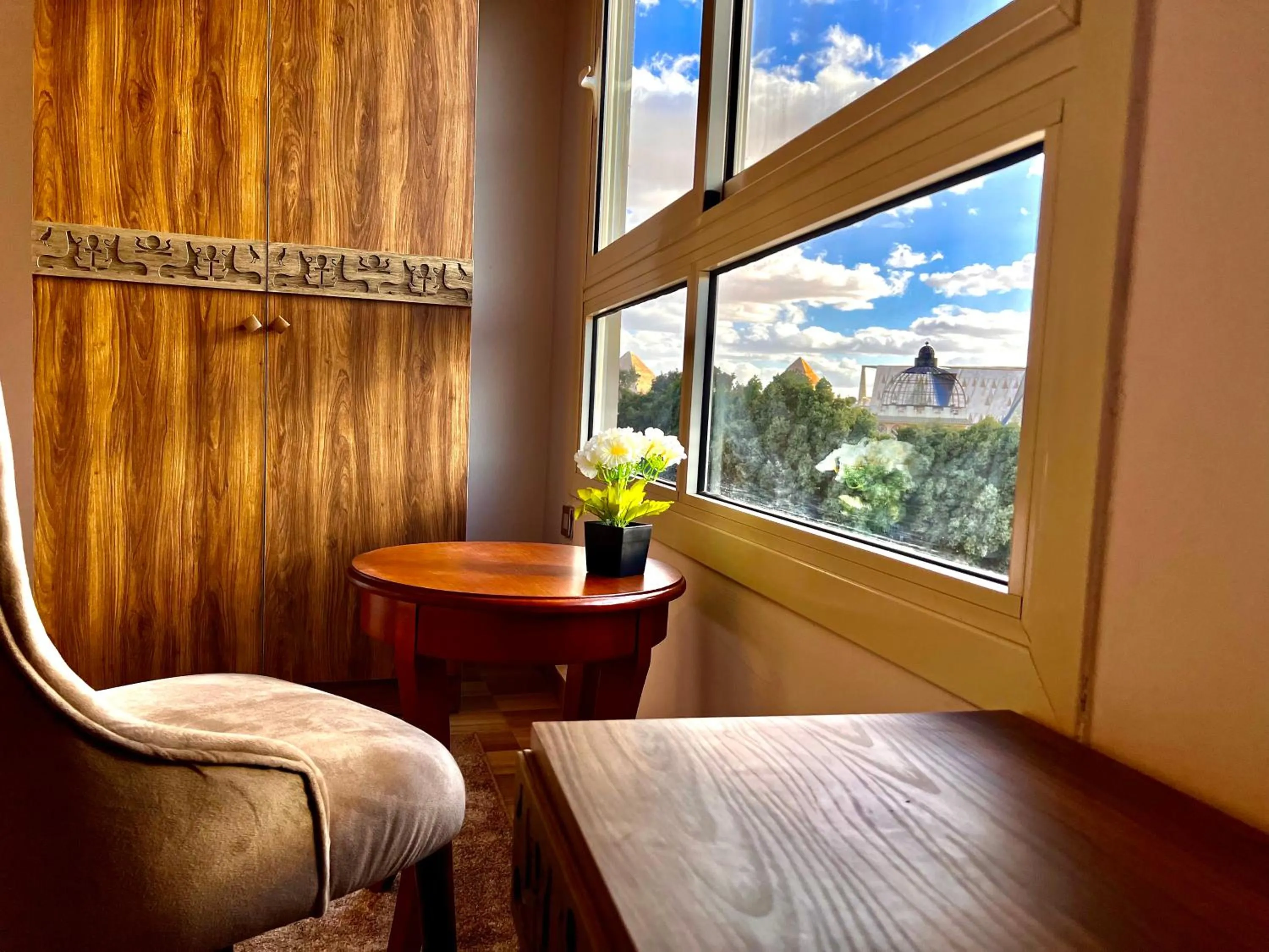 View (from property/room) in New Museum Guest House, Pyramids View