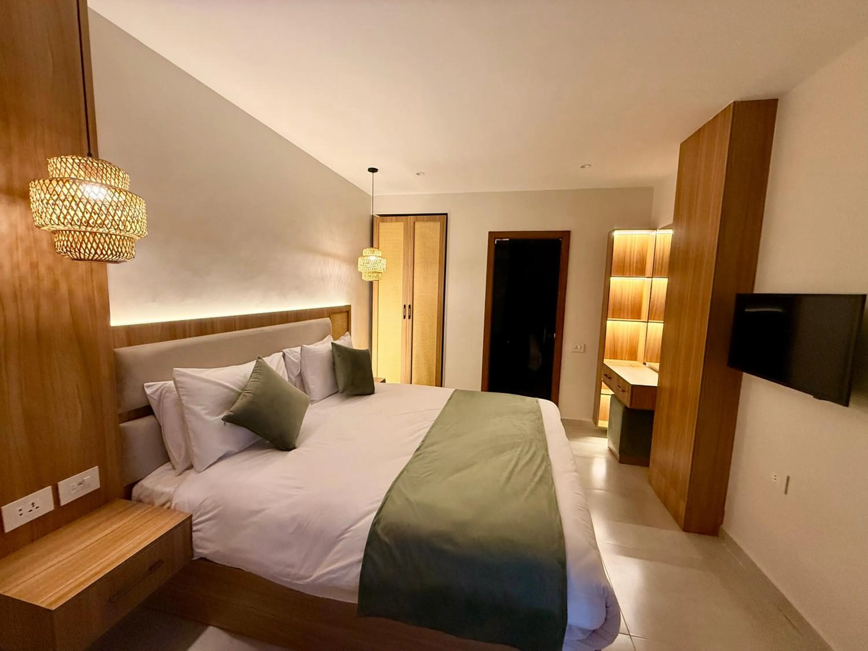 Photo of the whole room, Bed in New Museum Guest House, Pyramids View