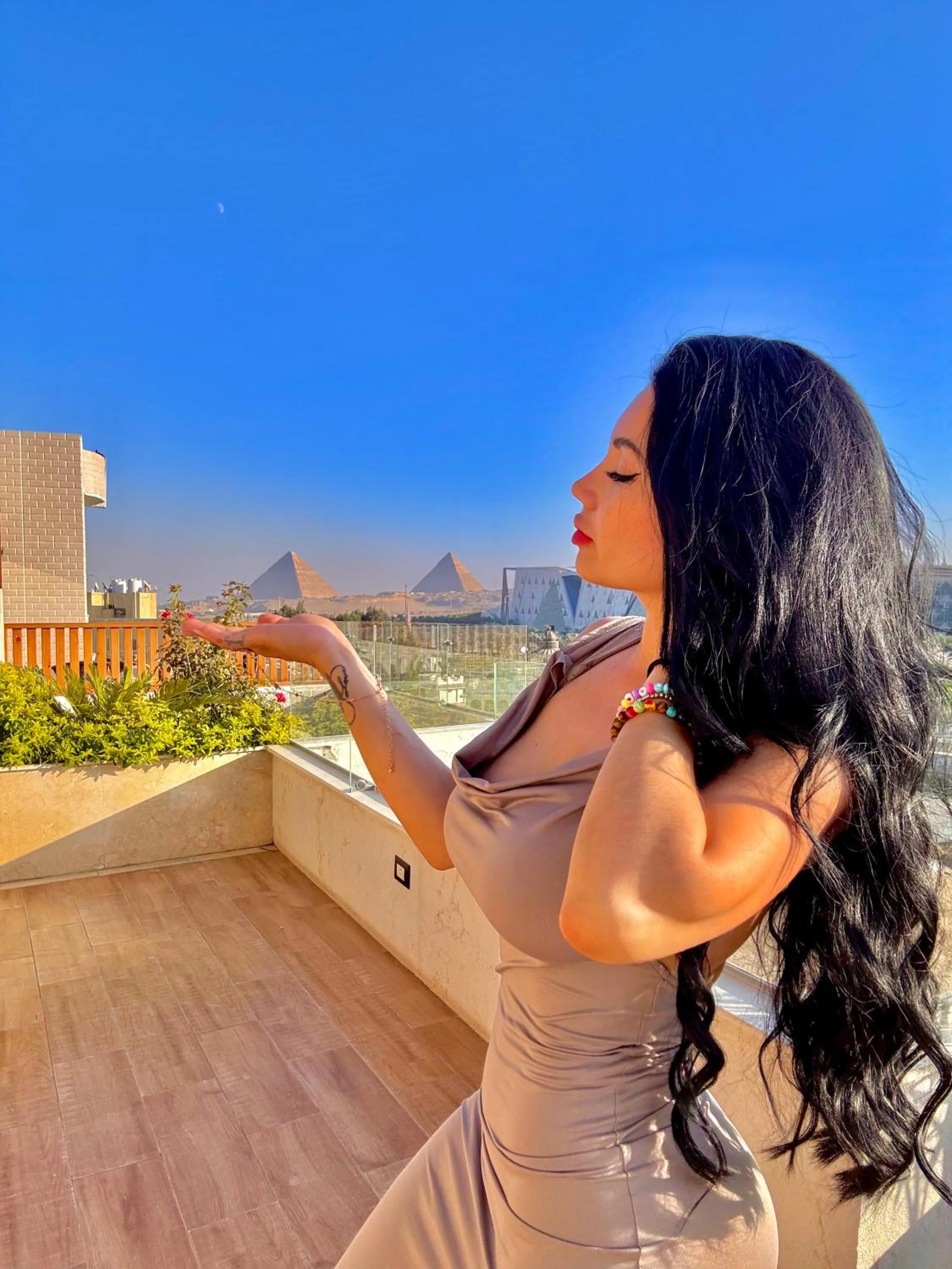 View (from property/room) in New Museum Guest House, Pyramids View