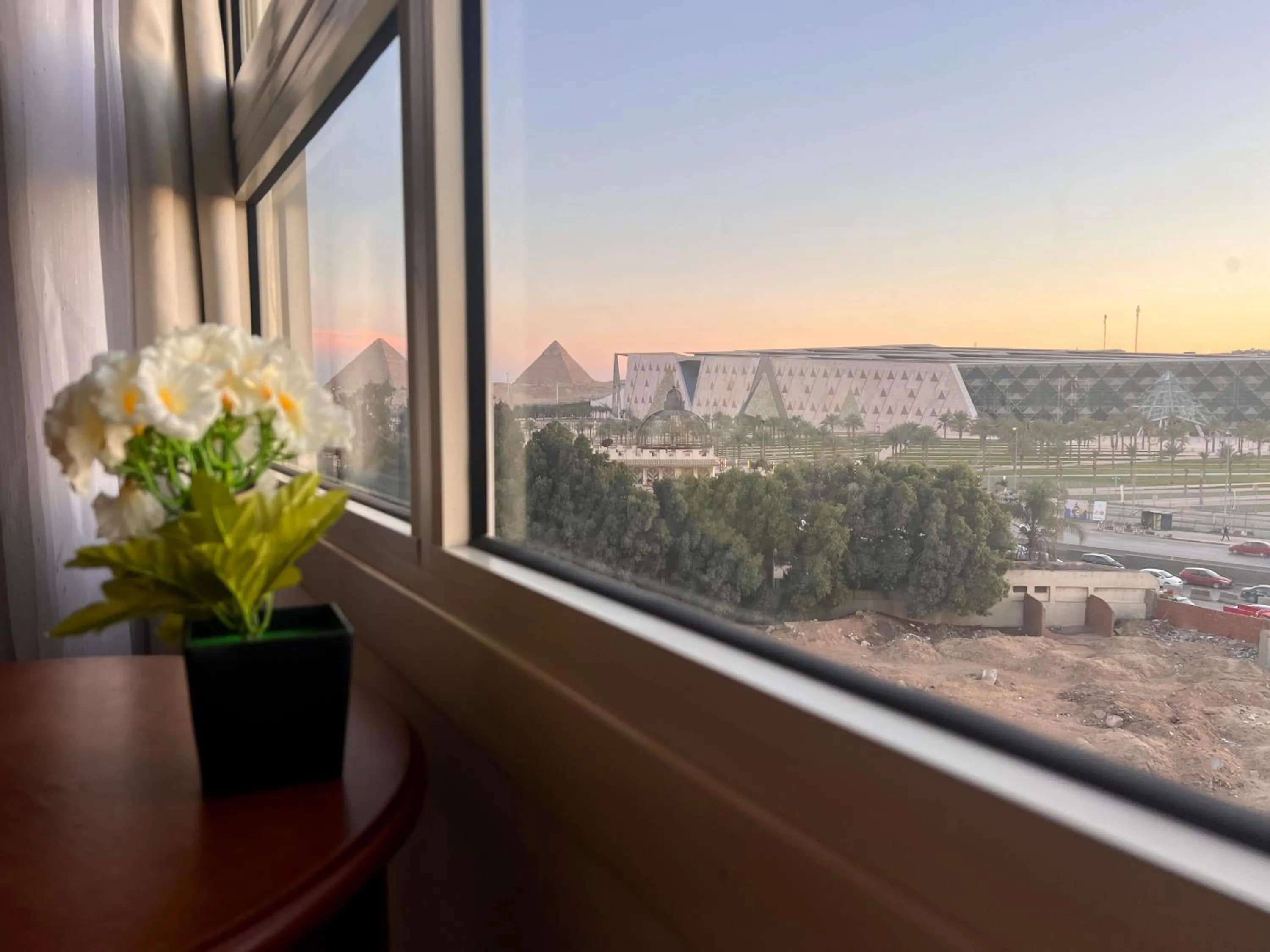 View (from property/room) in New Museum Guest House, Pyramids View
