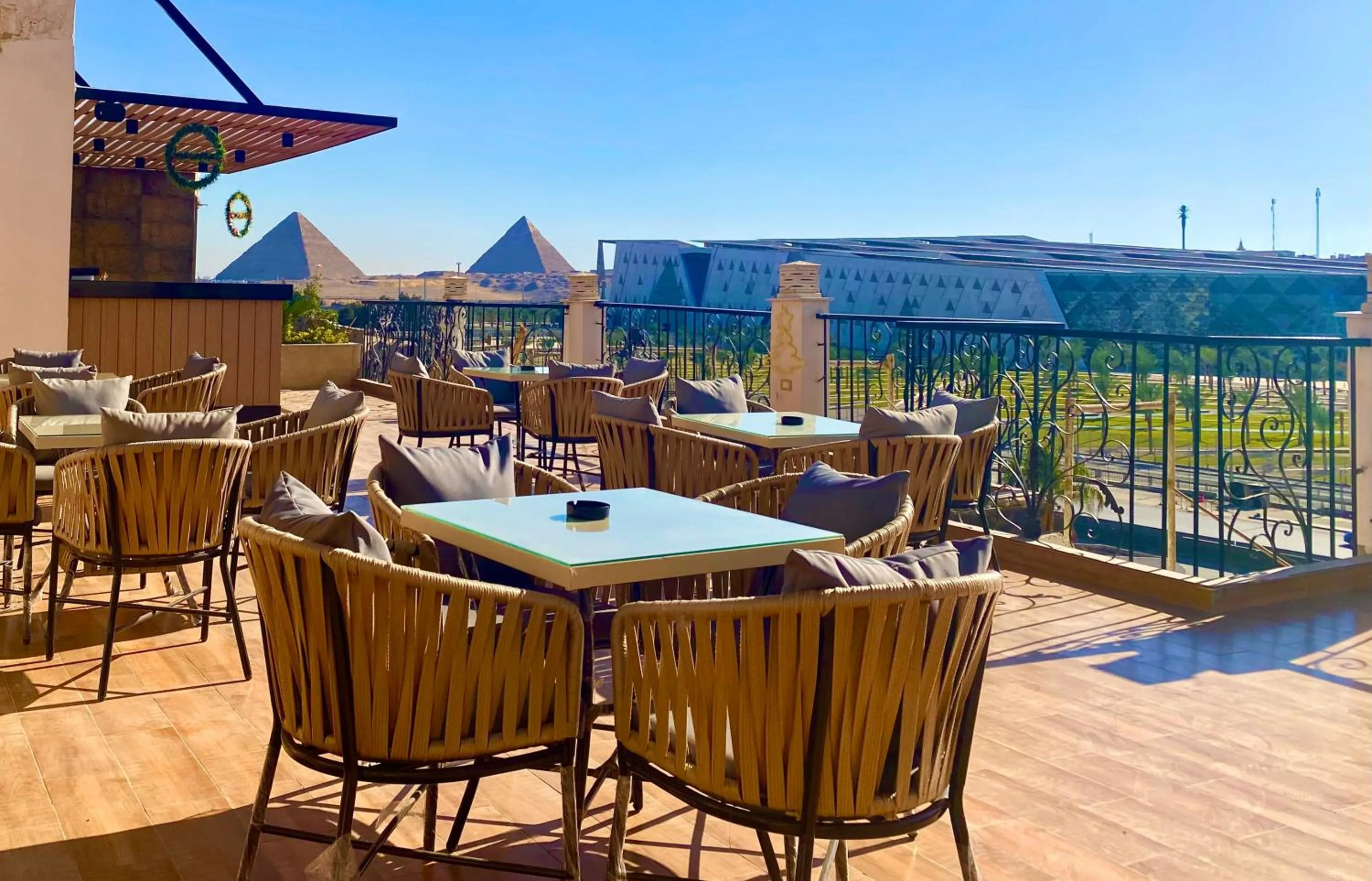 View (from property/room) in New Museum Guest House, Pyramids View