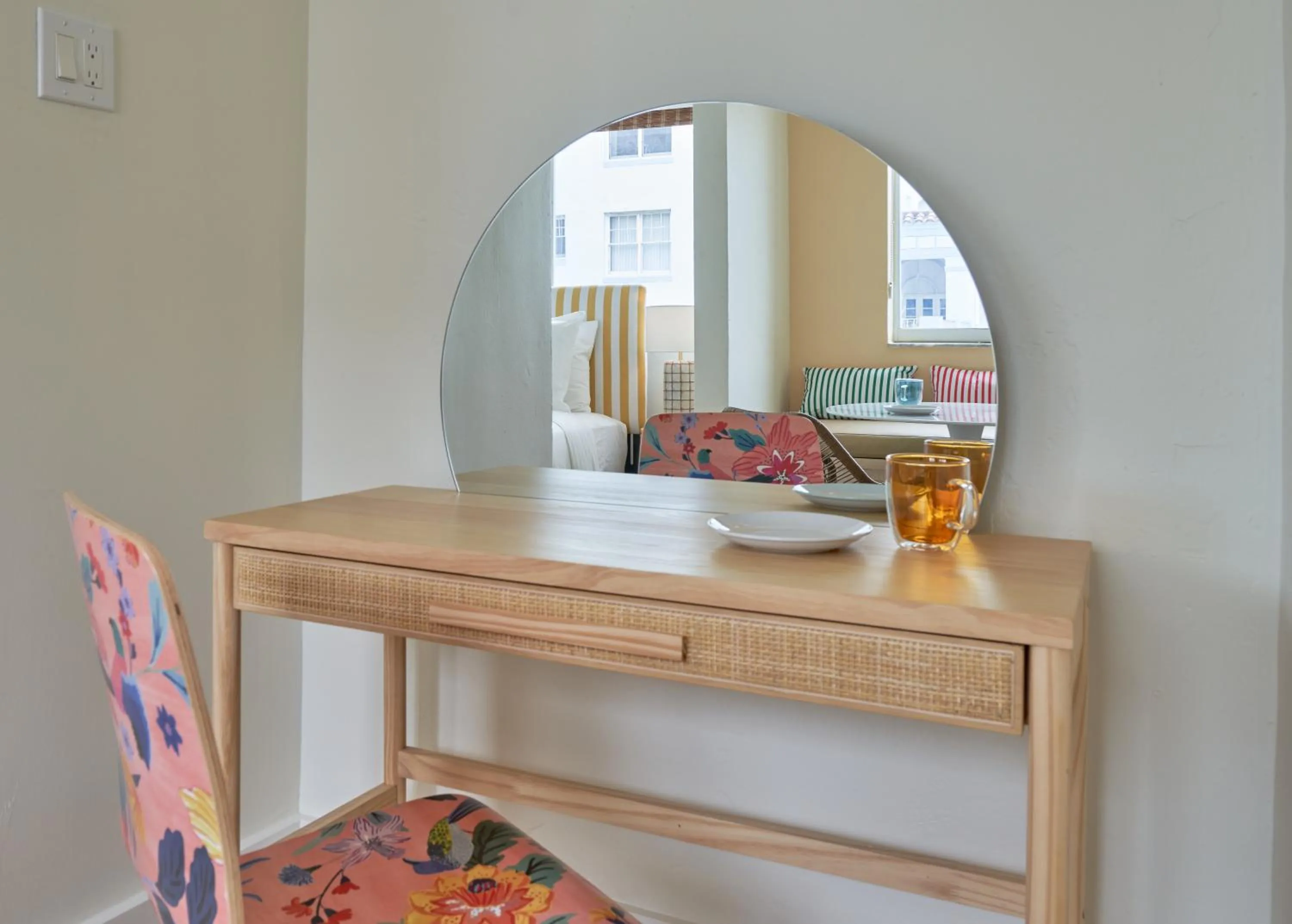 Seating area in Aloha Fridays