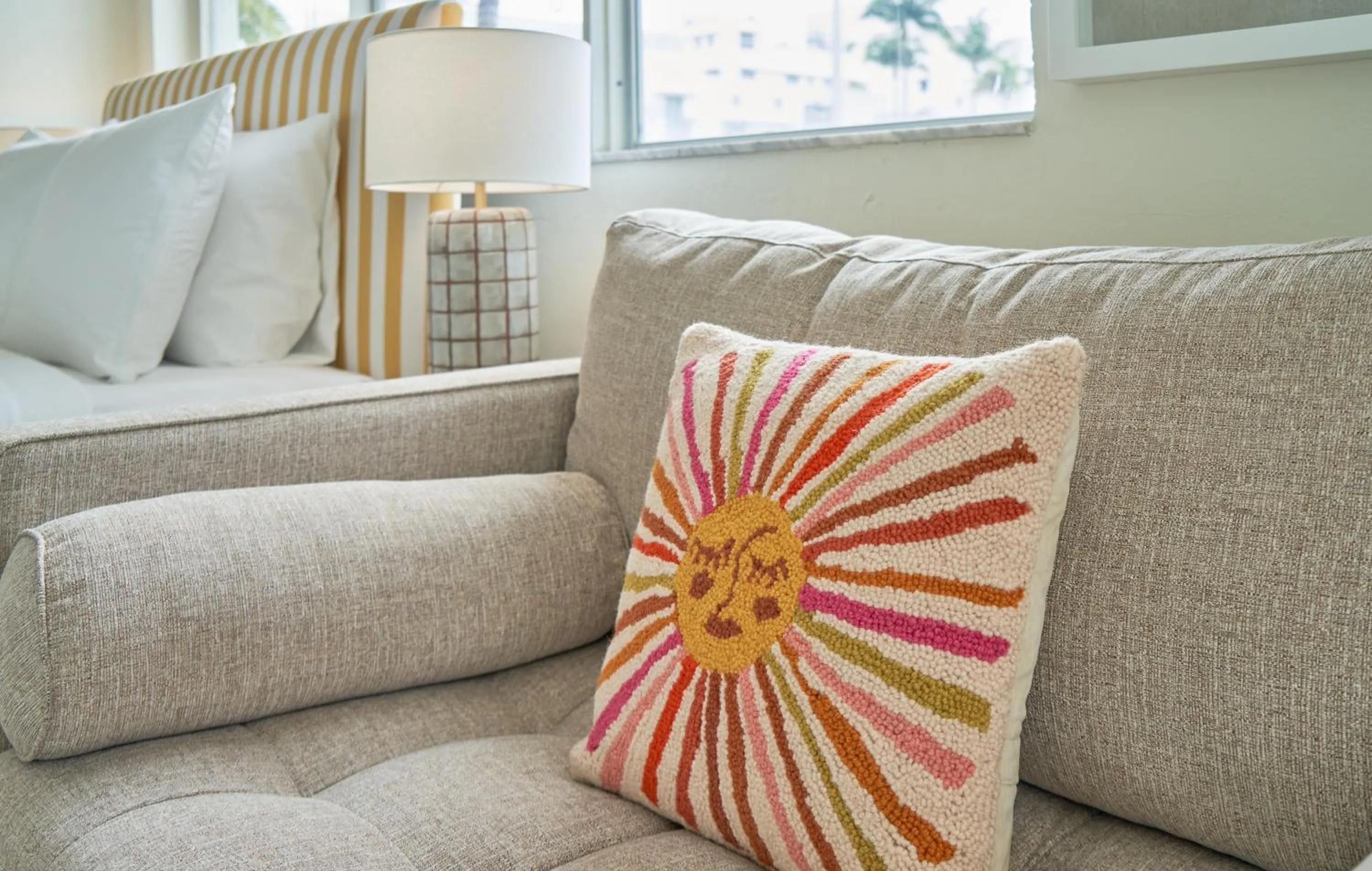 Seating area in Aloha Fridays