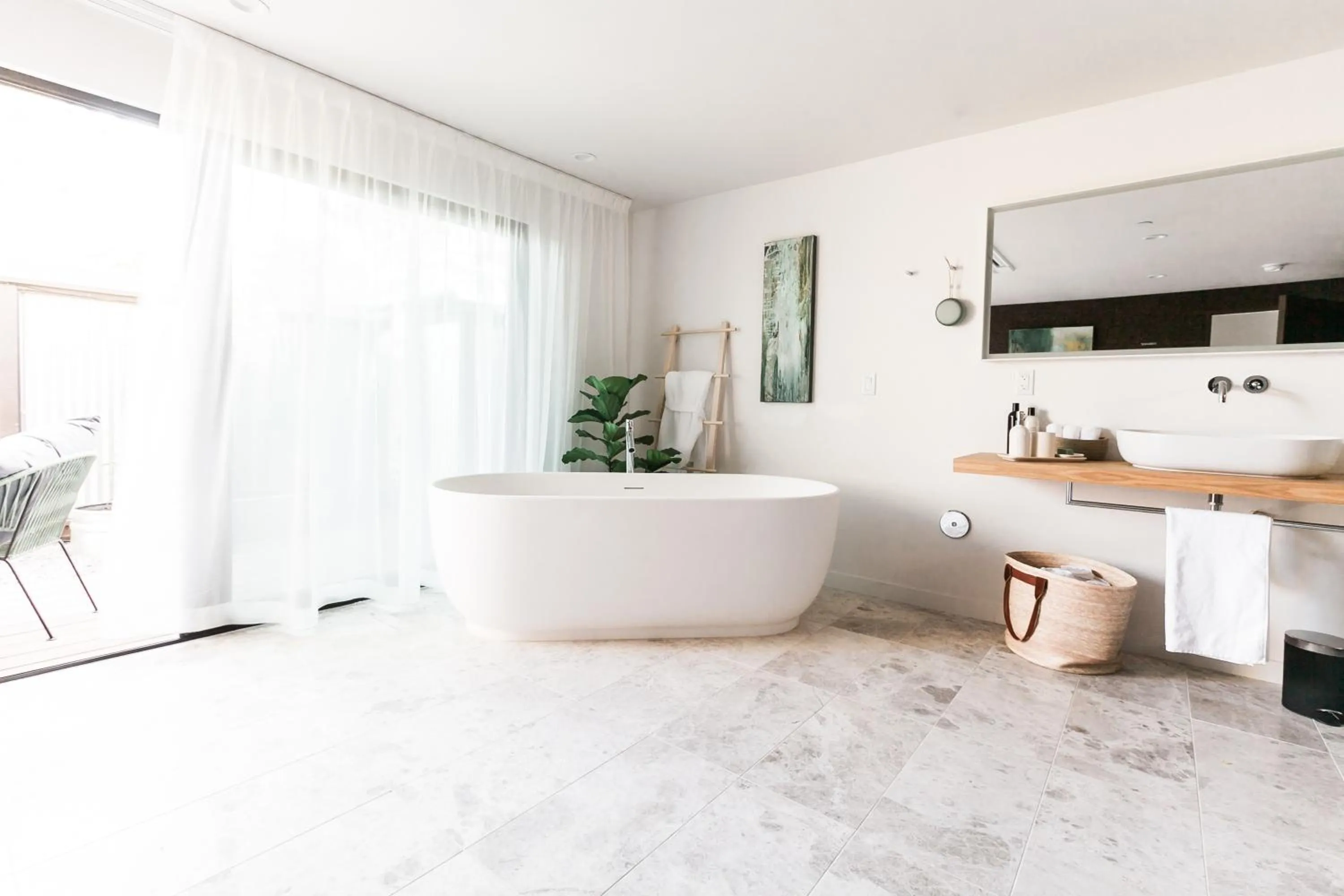 Bathroom in Twelve Senses Retreat
