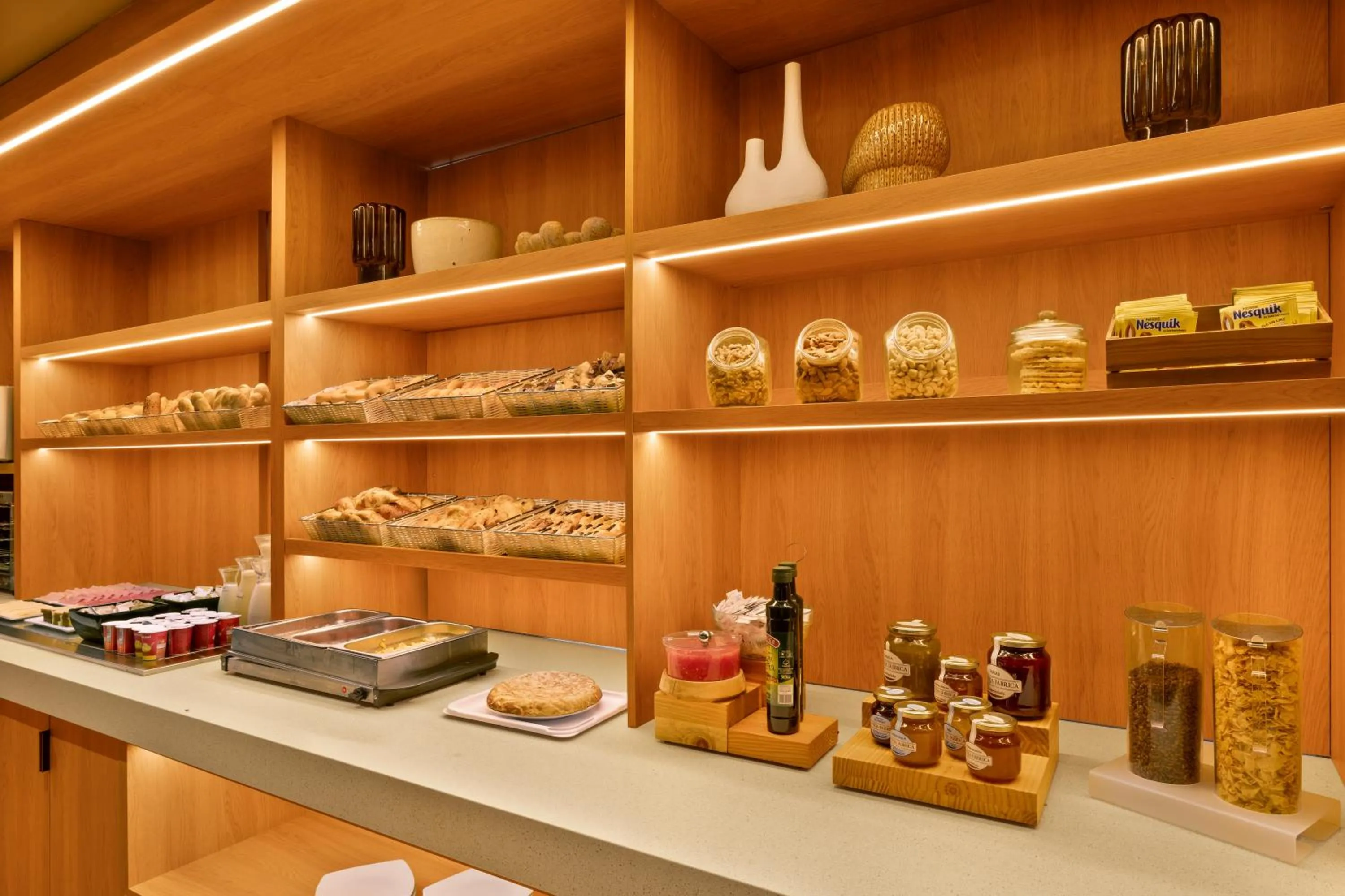 Buffet breakfast in B&B HOTEL Donostia Aeropuerto