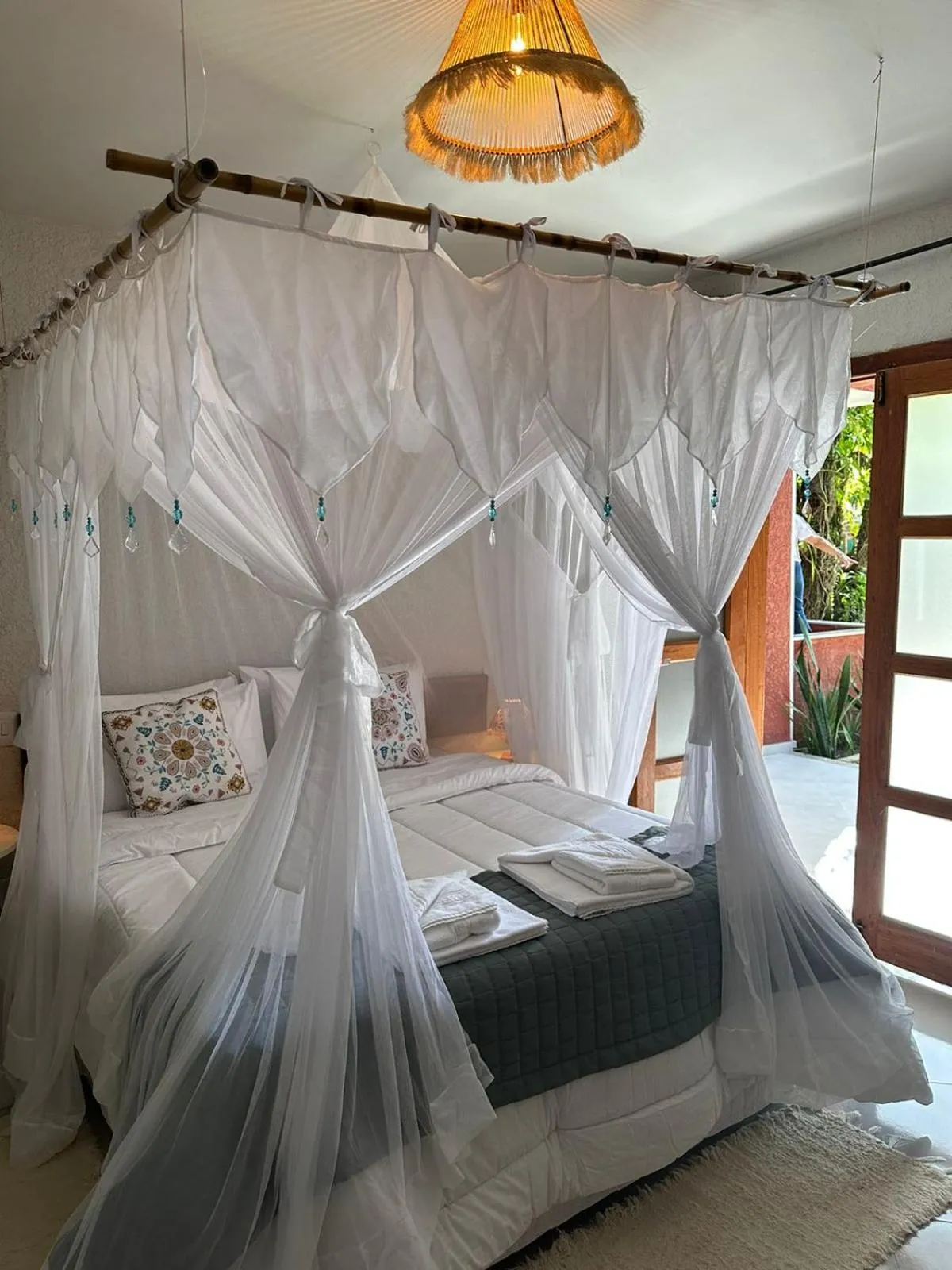 Bed in Pousada Preciosa do Arraial - com Natura e L'Occitane - recém inaugurada