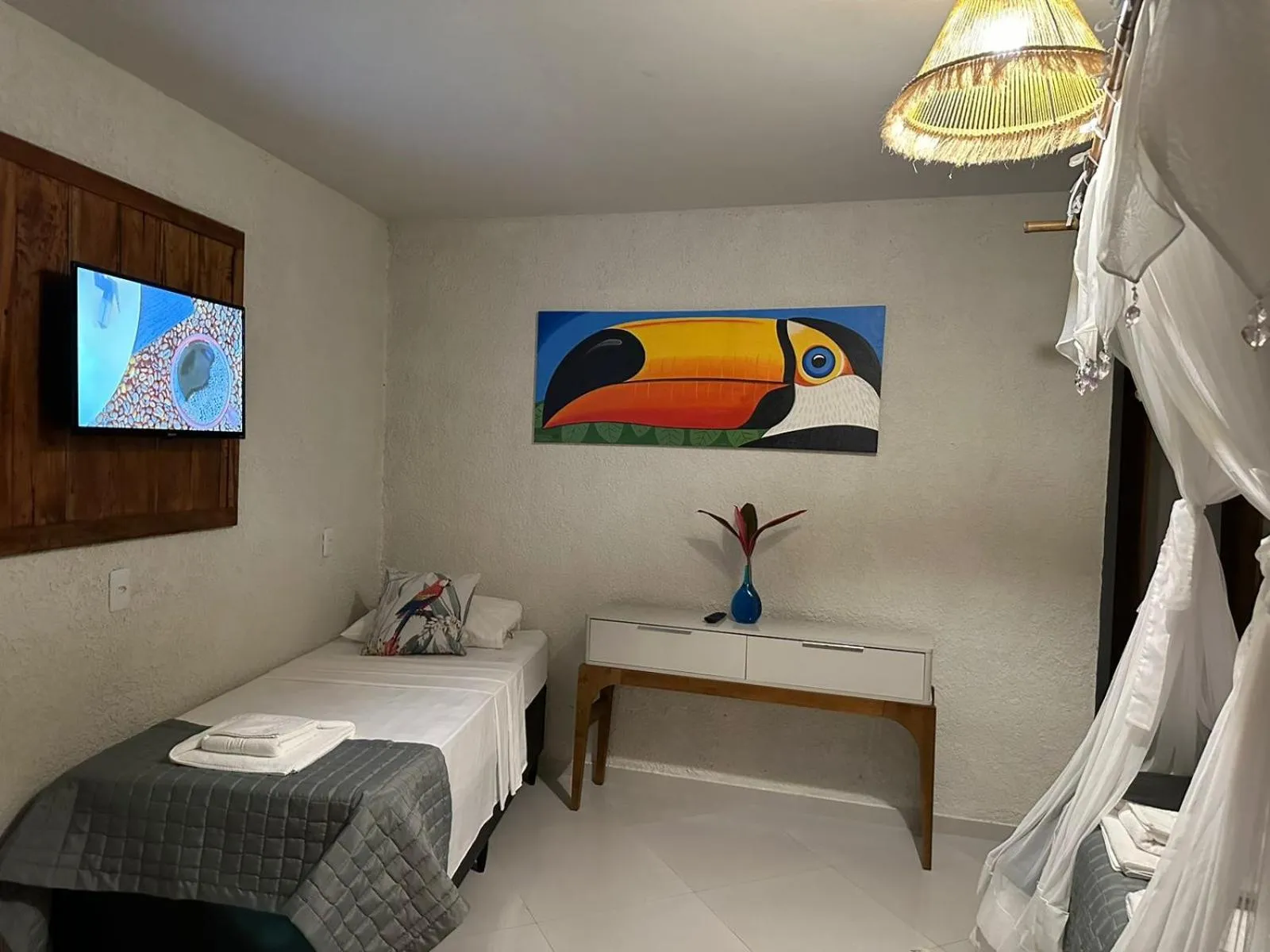 Bed in Pousada Preciosa do Arraial - com Natura e L'Occitane - recém inaugurada