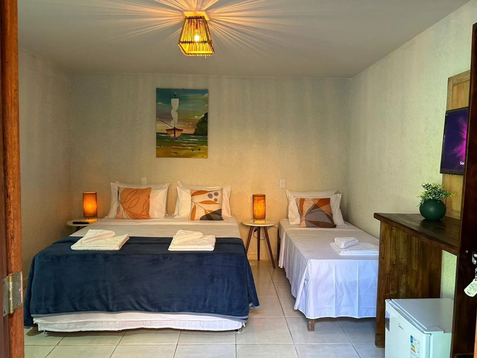 Bed in Pousada Preciosa do Arraial - com Natura e L'Occitane - recém inaugurada