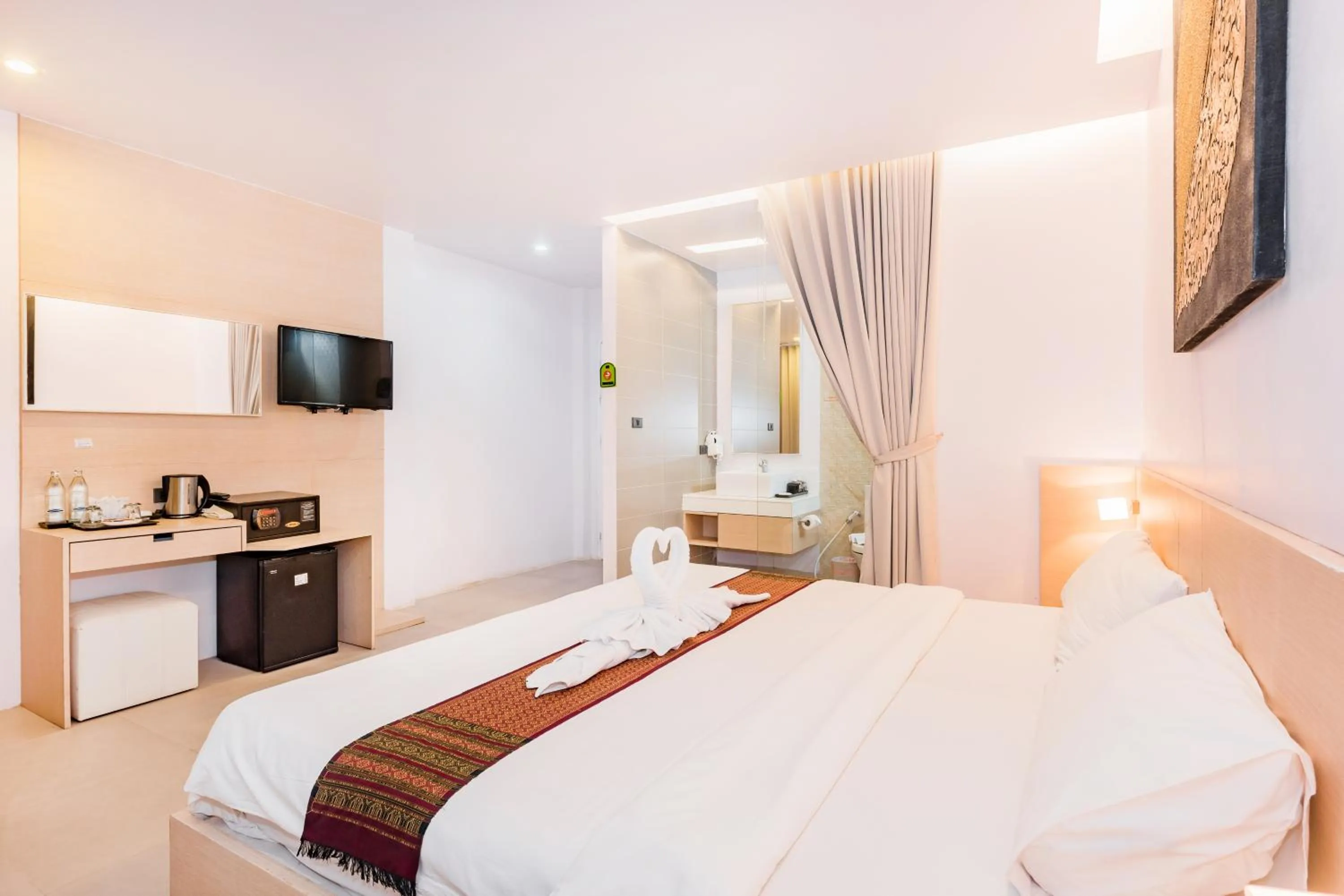 View (from property/room), Bed in My Hotel Phuket