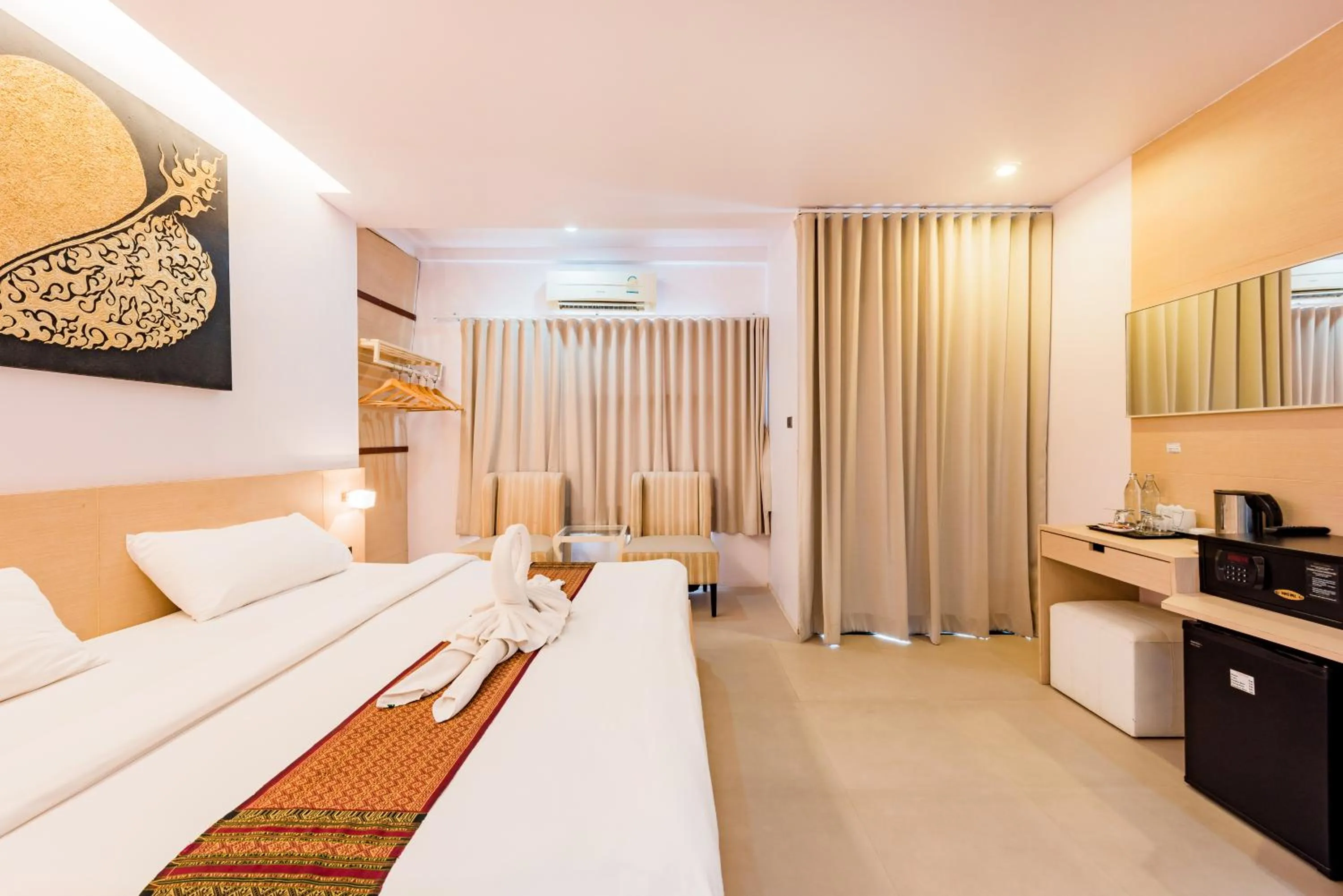 View (from property/room), Bed in My Hotel Phuket