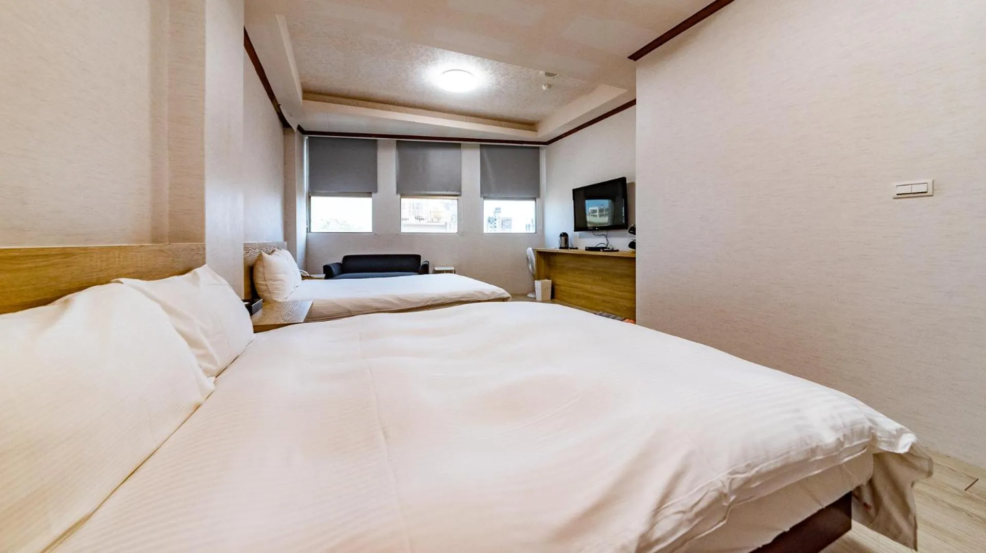 Bed in Beauty Garden Hotel - Jiaoxi