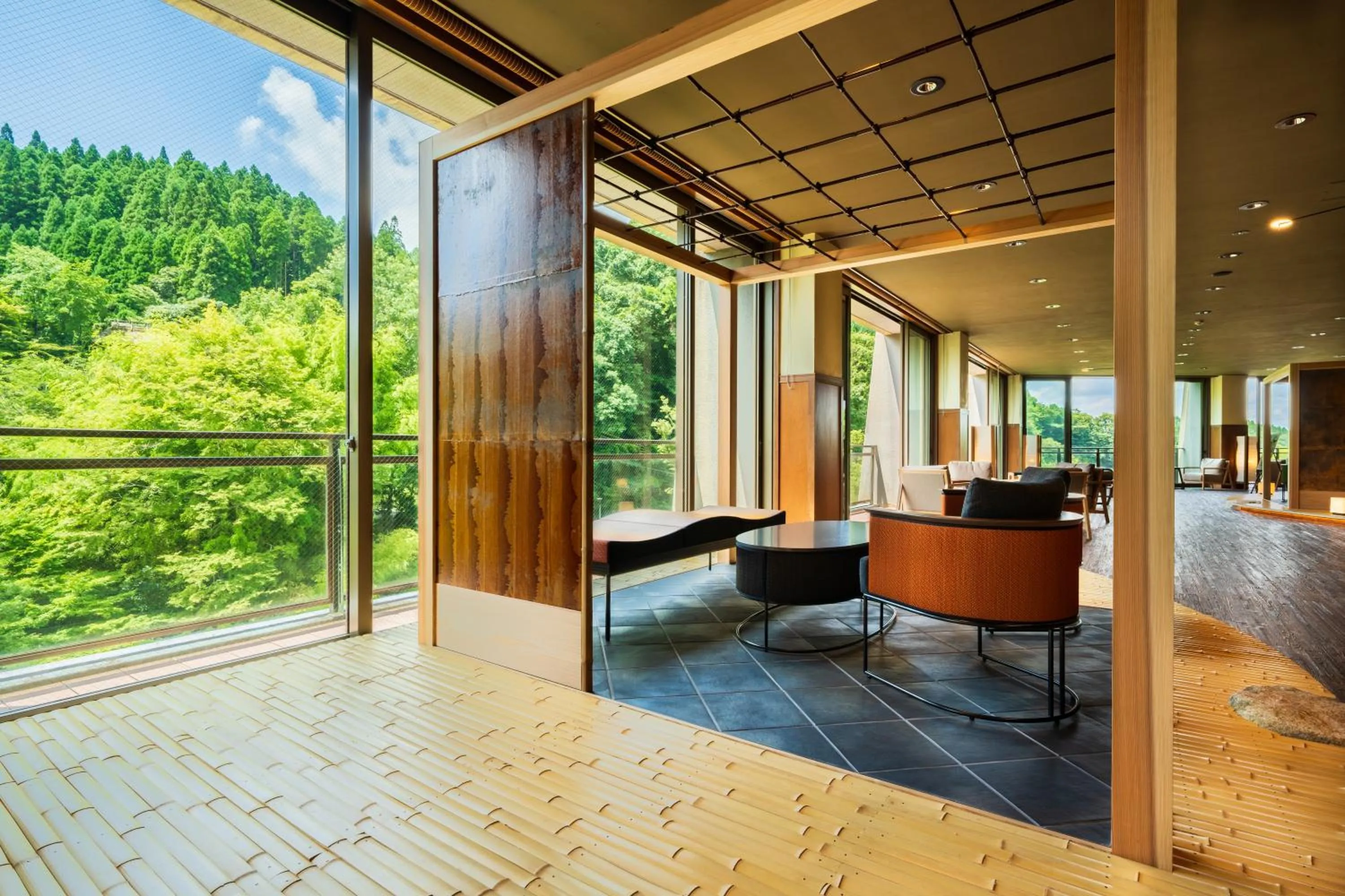 Lobby or reception in Yukyo no Hibiki Yusai