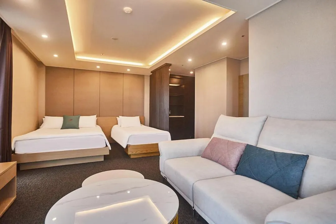 Bed in Chuncheon Eston Hotel