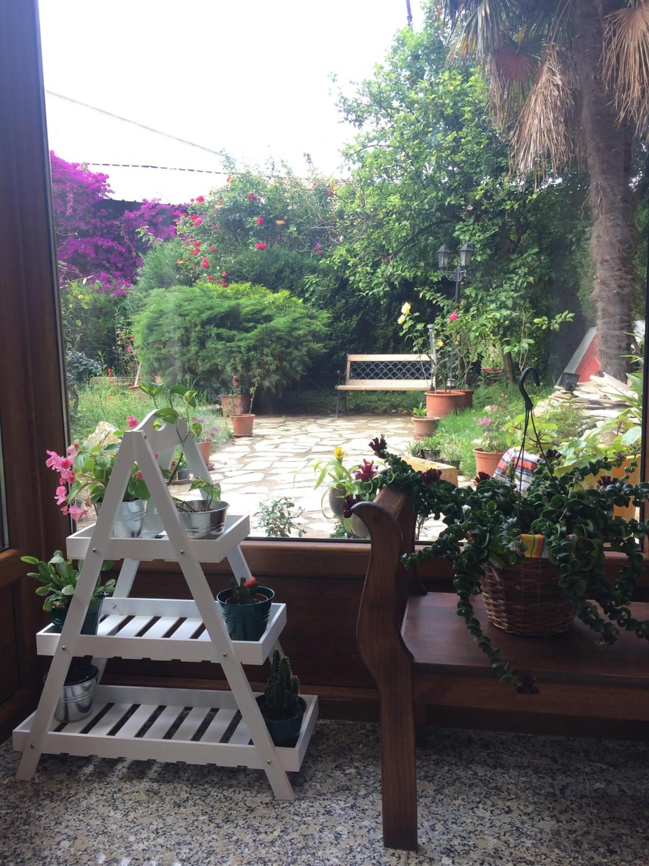 Garden in Hotel Ria de Bilbao