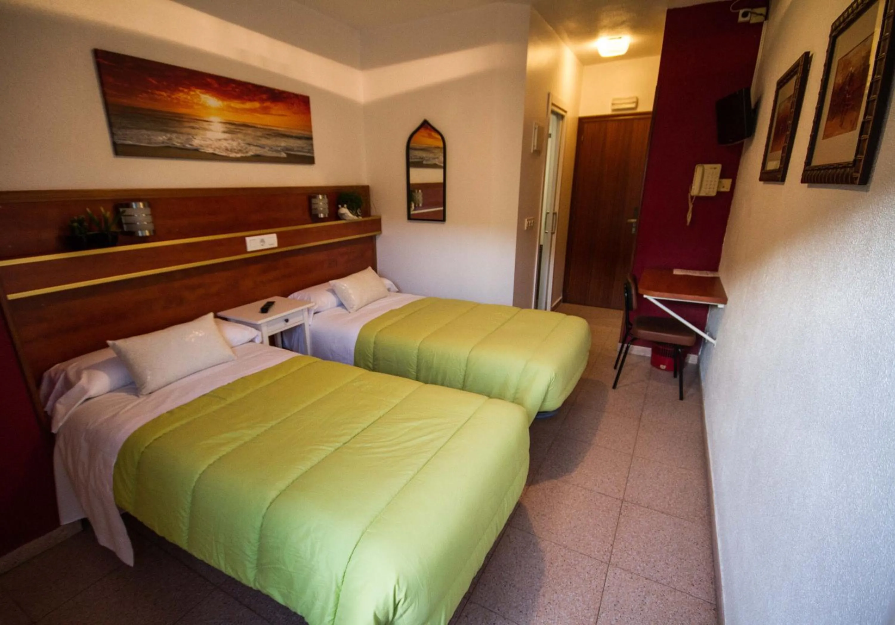 Photo of the whole room, Bed in Hotel Ria de Bilbao