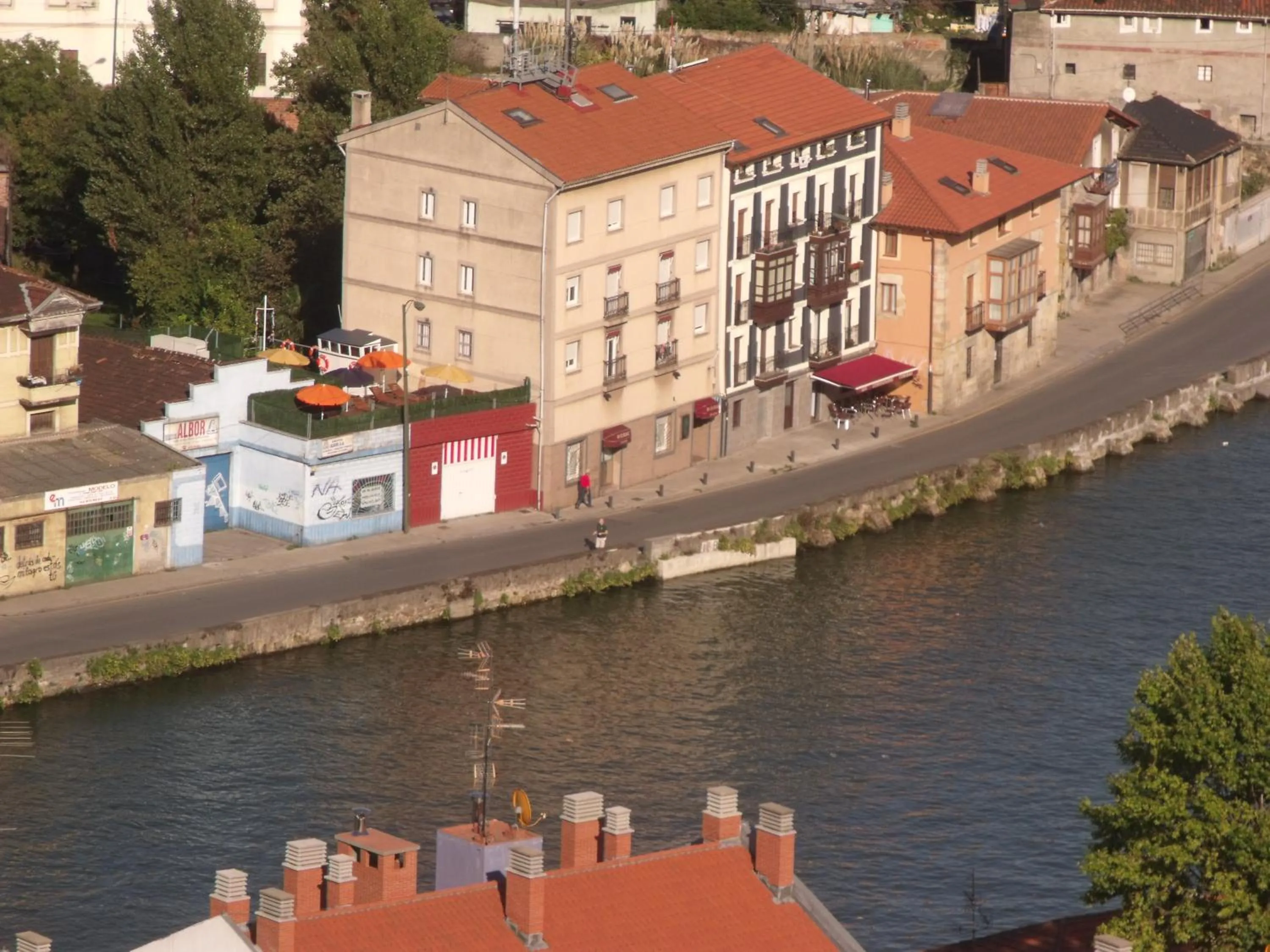 Facade/entrance in Hotel Ria de Bilbao