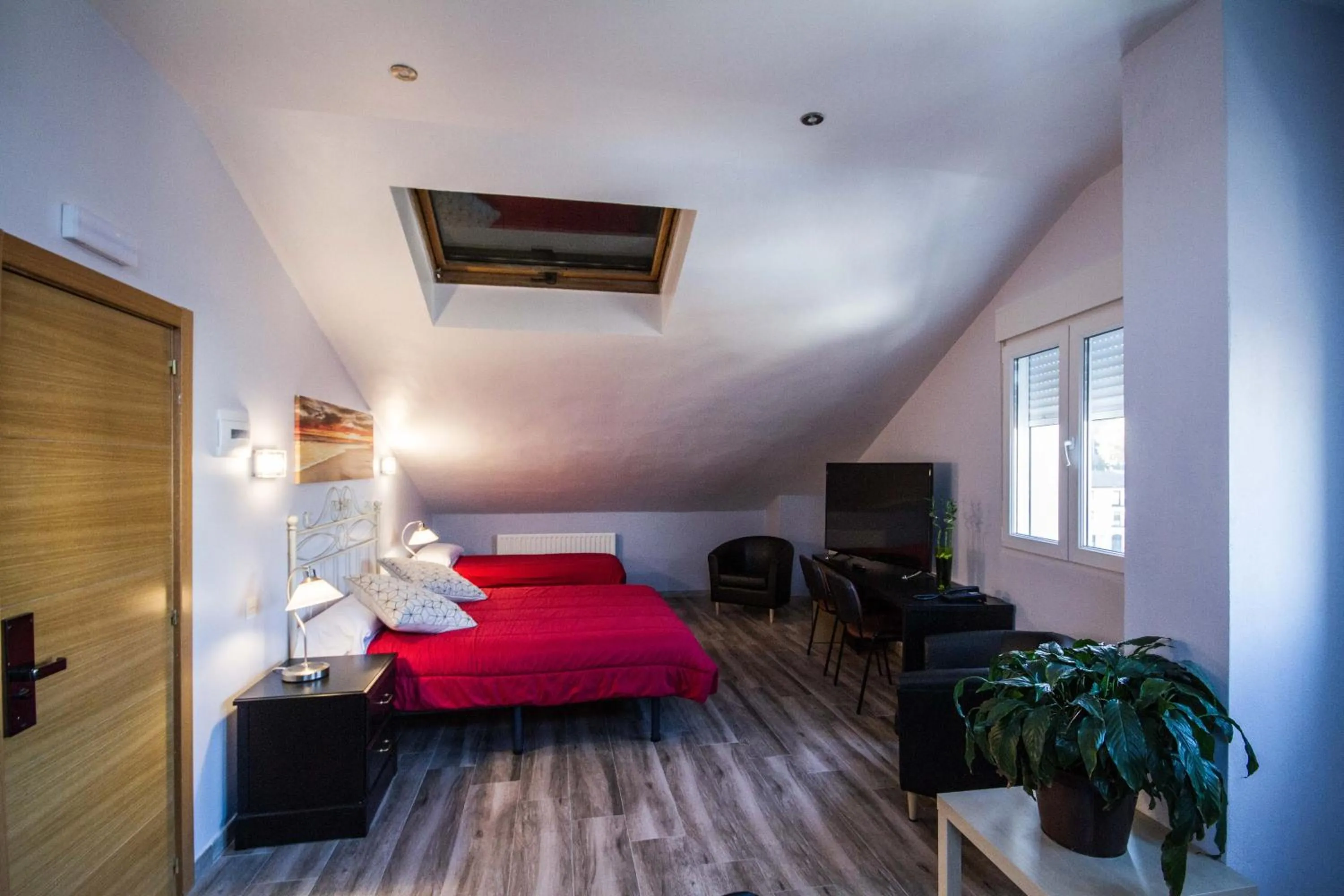 Photo of the whole room, Bed in Hotel Ria de Bilbao