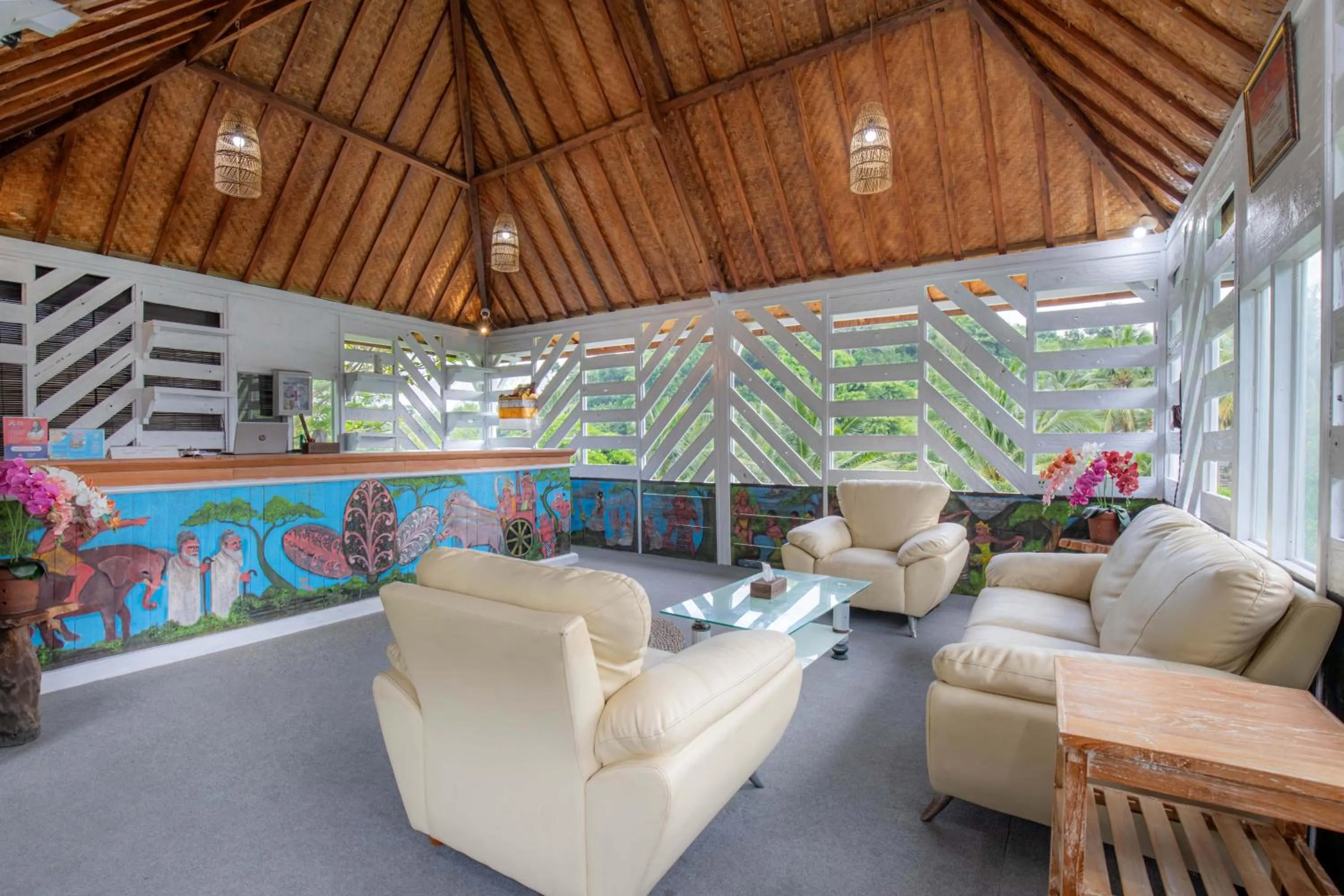 Seating area in The Kleep Jungle Resort