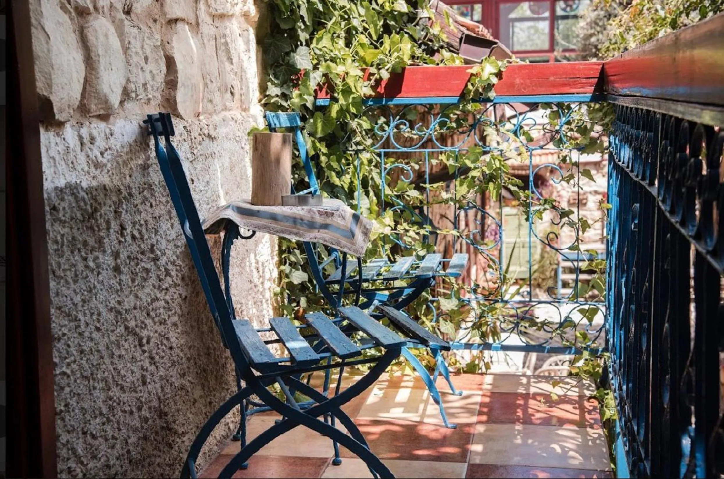 Balcony/Terrace in וילה תהילה המחודש - The new Villa Tehila