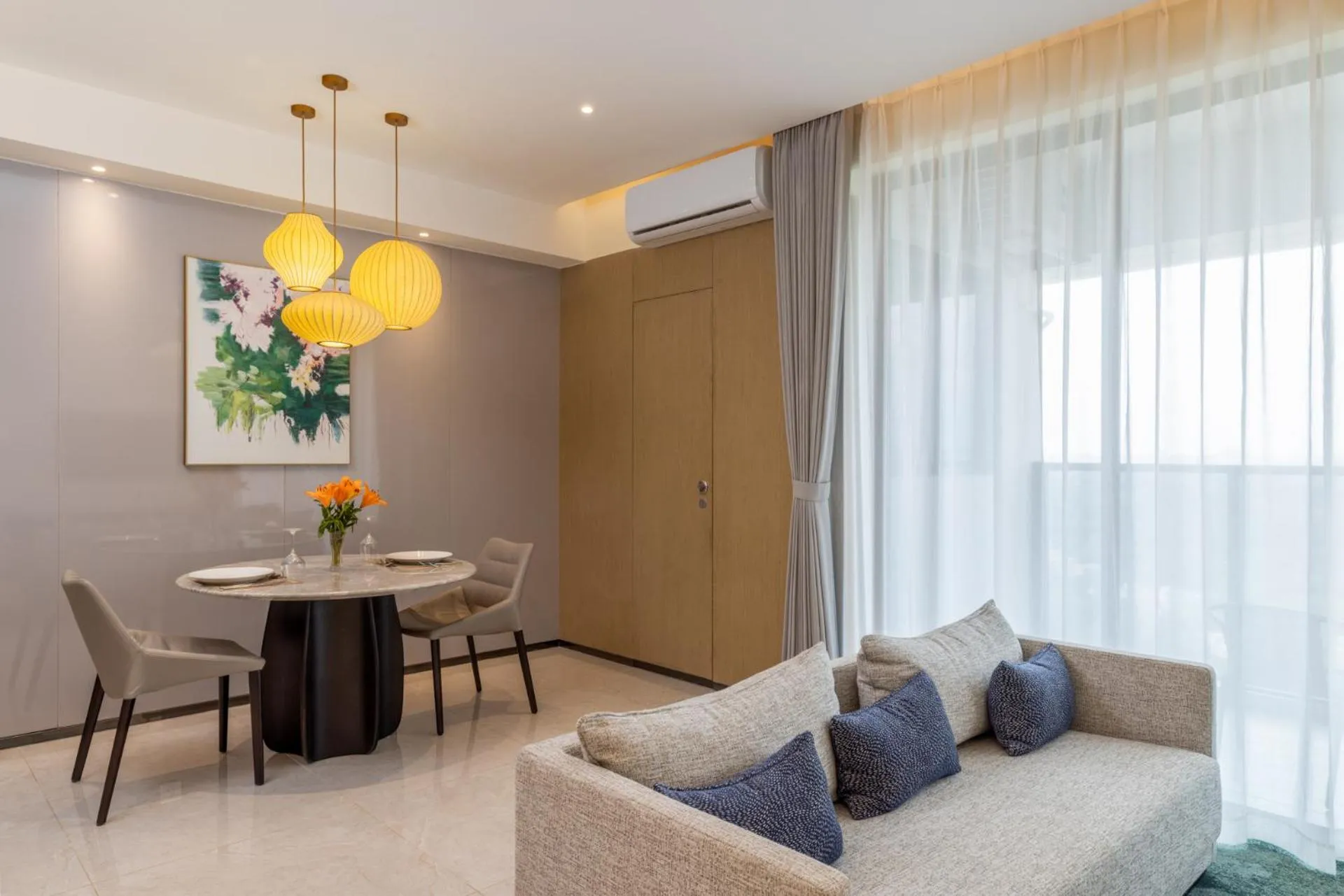 Living room in Pan Pacific Serviced Suites Nairobi