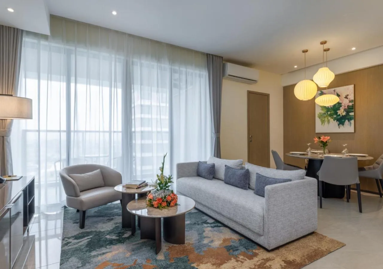 Living room in Pan Pacific Serviced Suites Nairobi