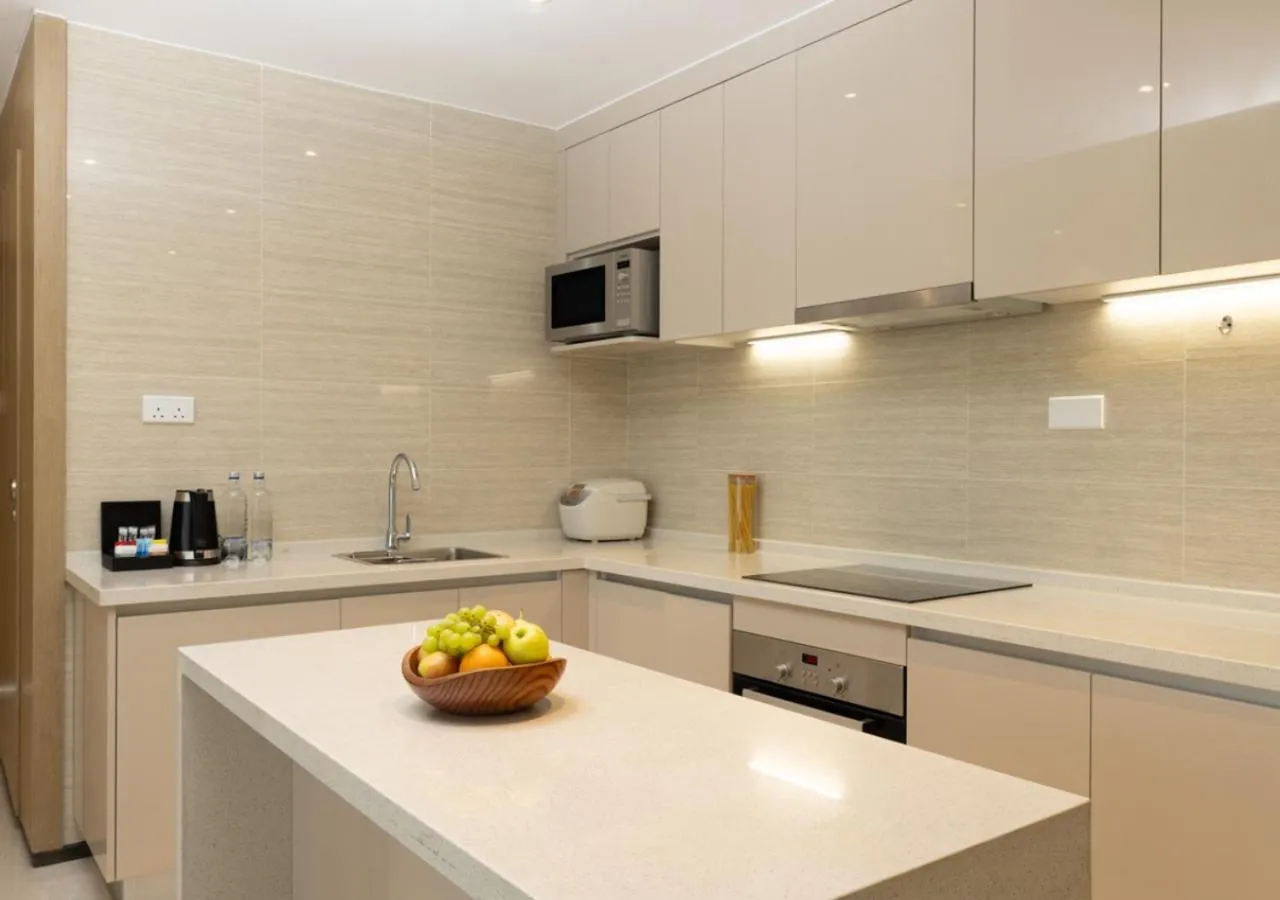 kitchen in Pan Pacific Serviced Suites Nairobi