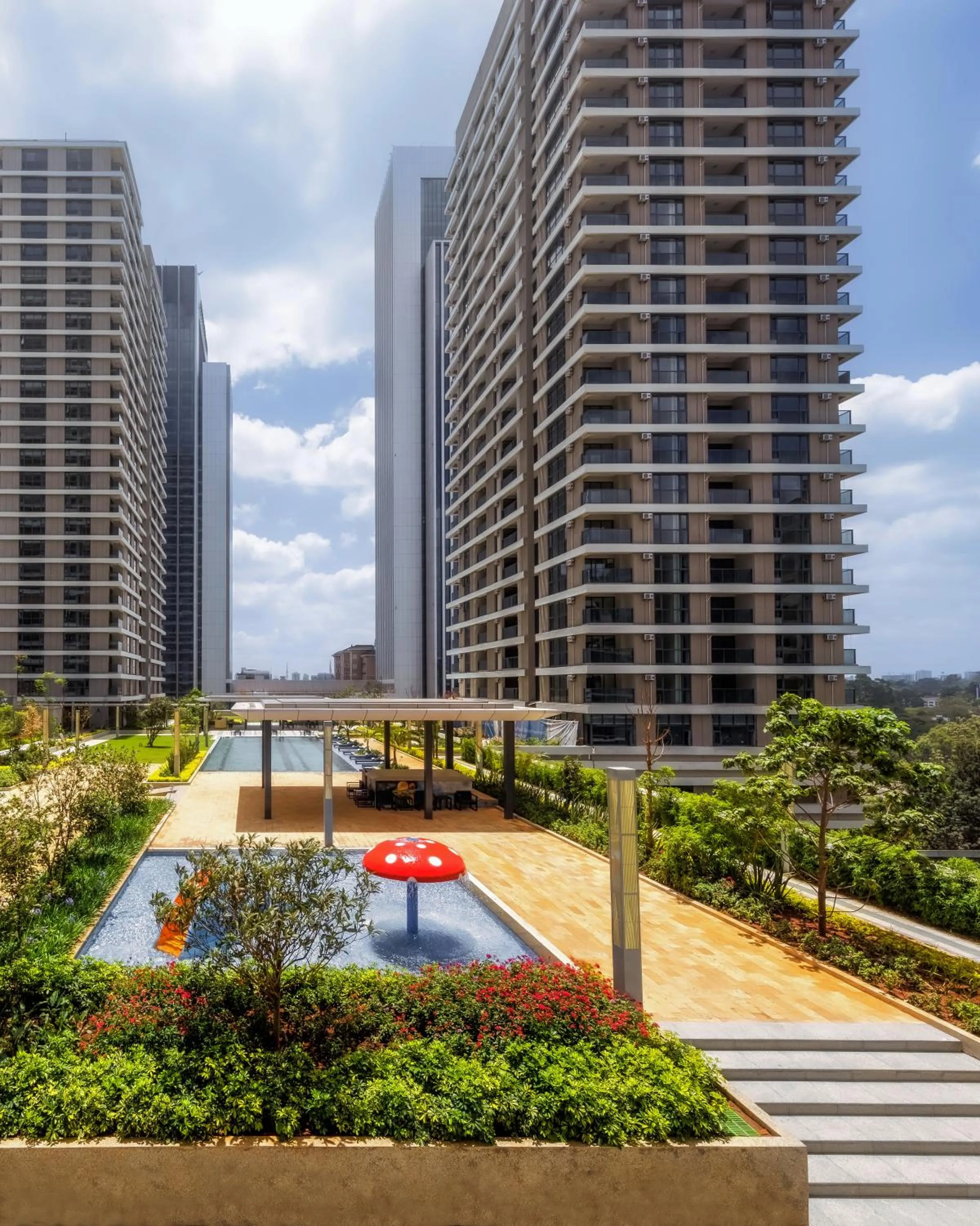 Property building in Pan Pacific Serviced Suites Nairobi