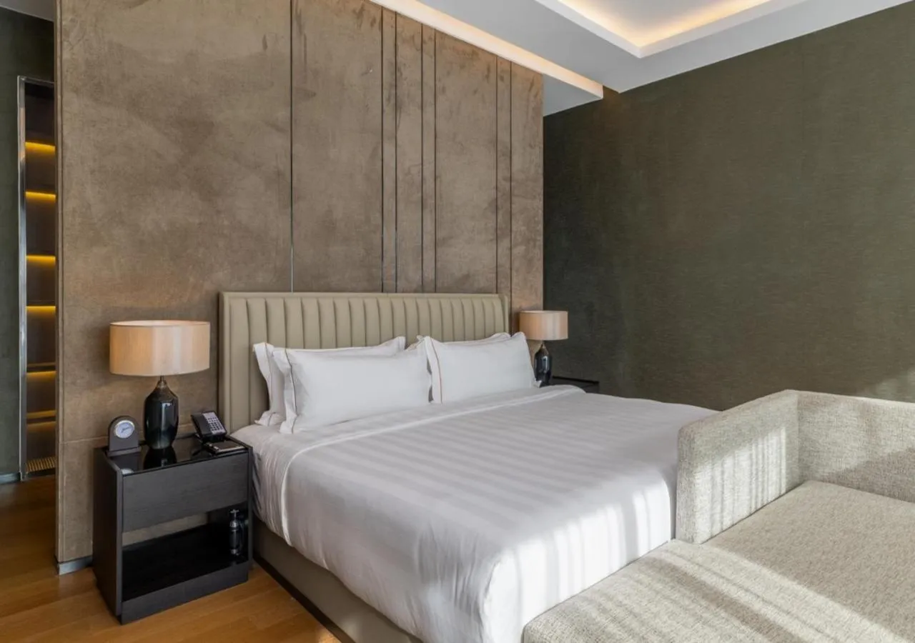 Bed in Pan Pacific Serviced Suites Nairobi