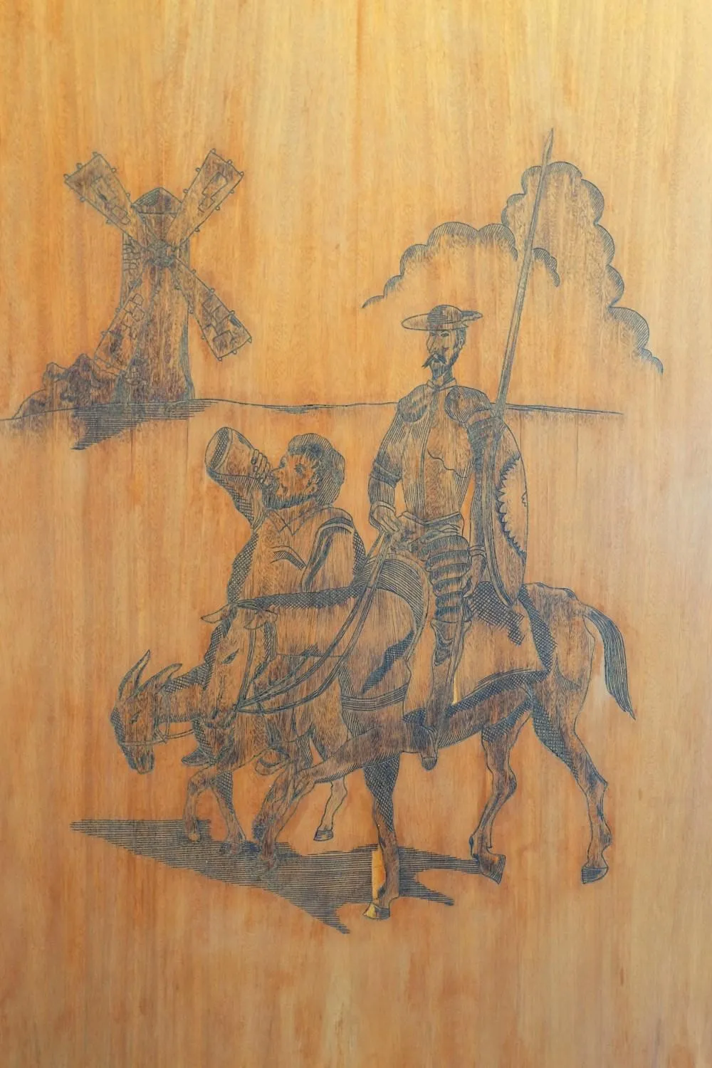 Decorative detail in Hostal ROM Familiar