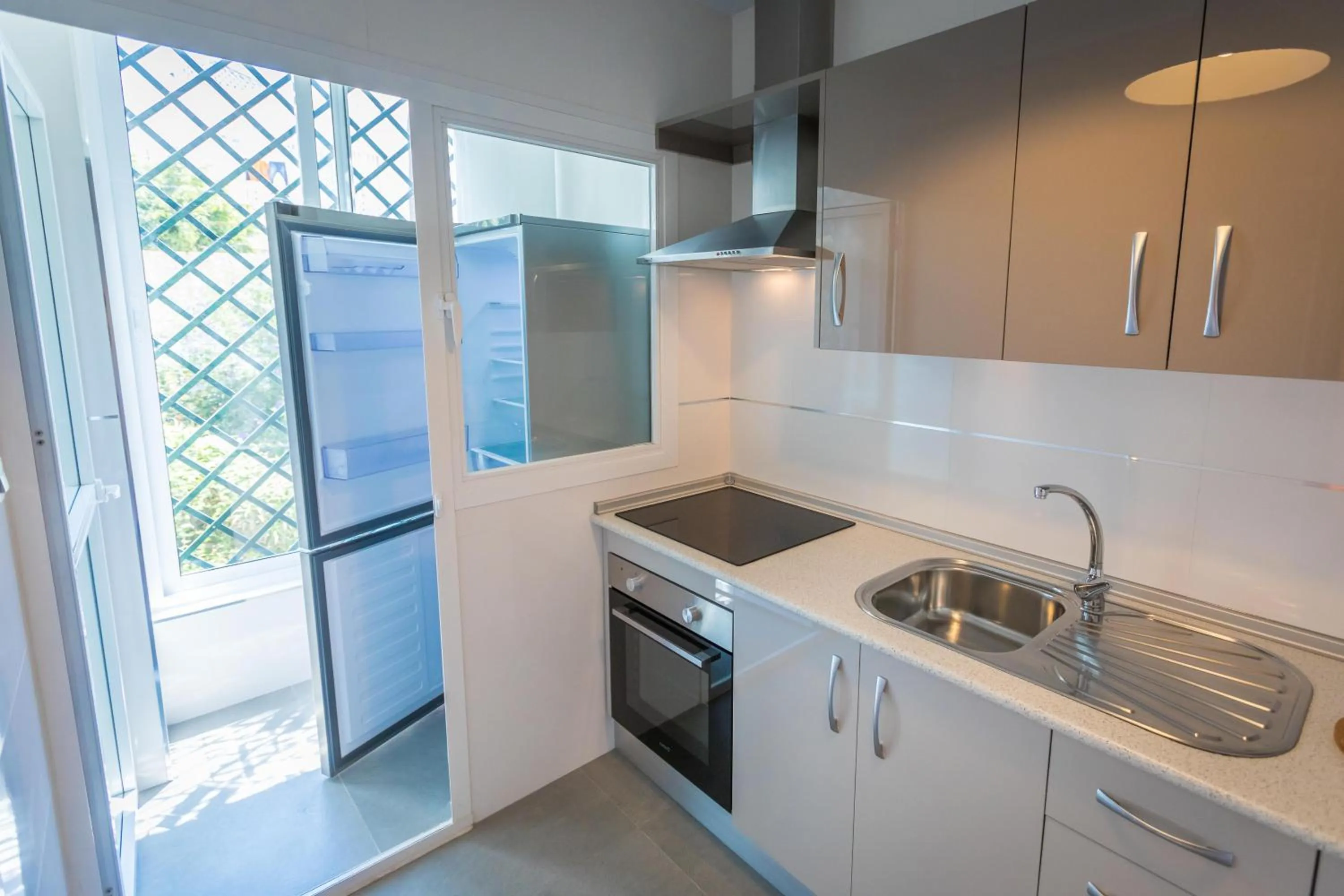 Kitchen or kitchenette in Apartamentos Las Rosas de Capistrano