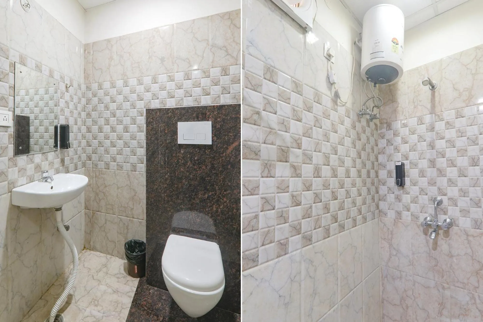 Bathroom in FabHotel Raghubar Kripa
