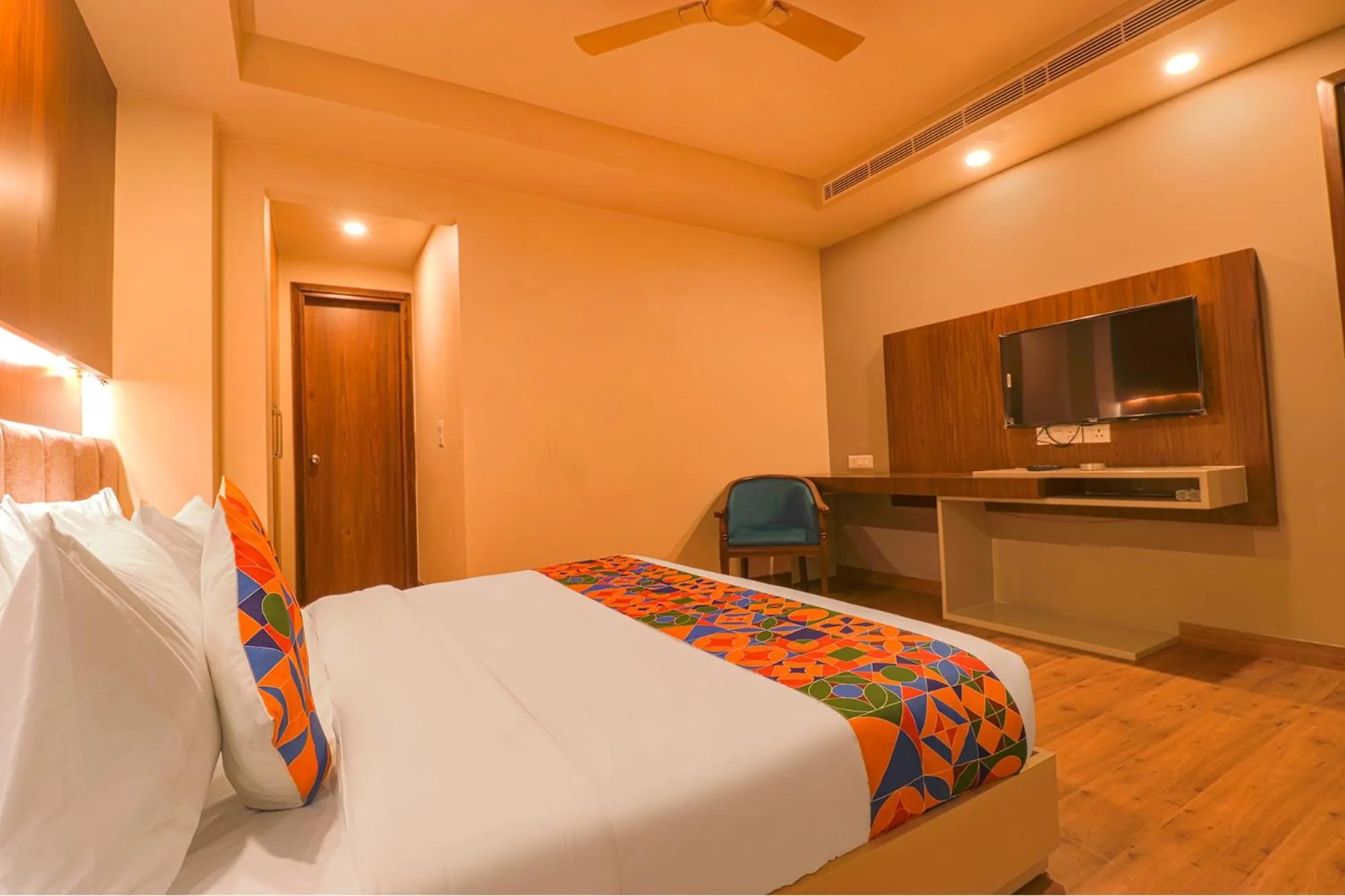 Bed in FabHotel Prime Shanit