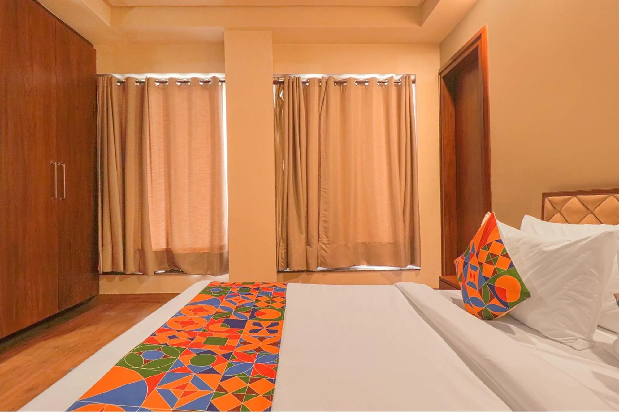 Bed in FabHotel Prime Shanit