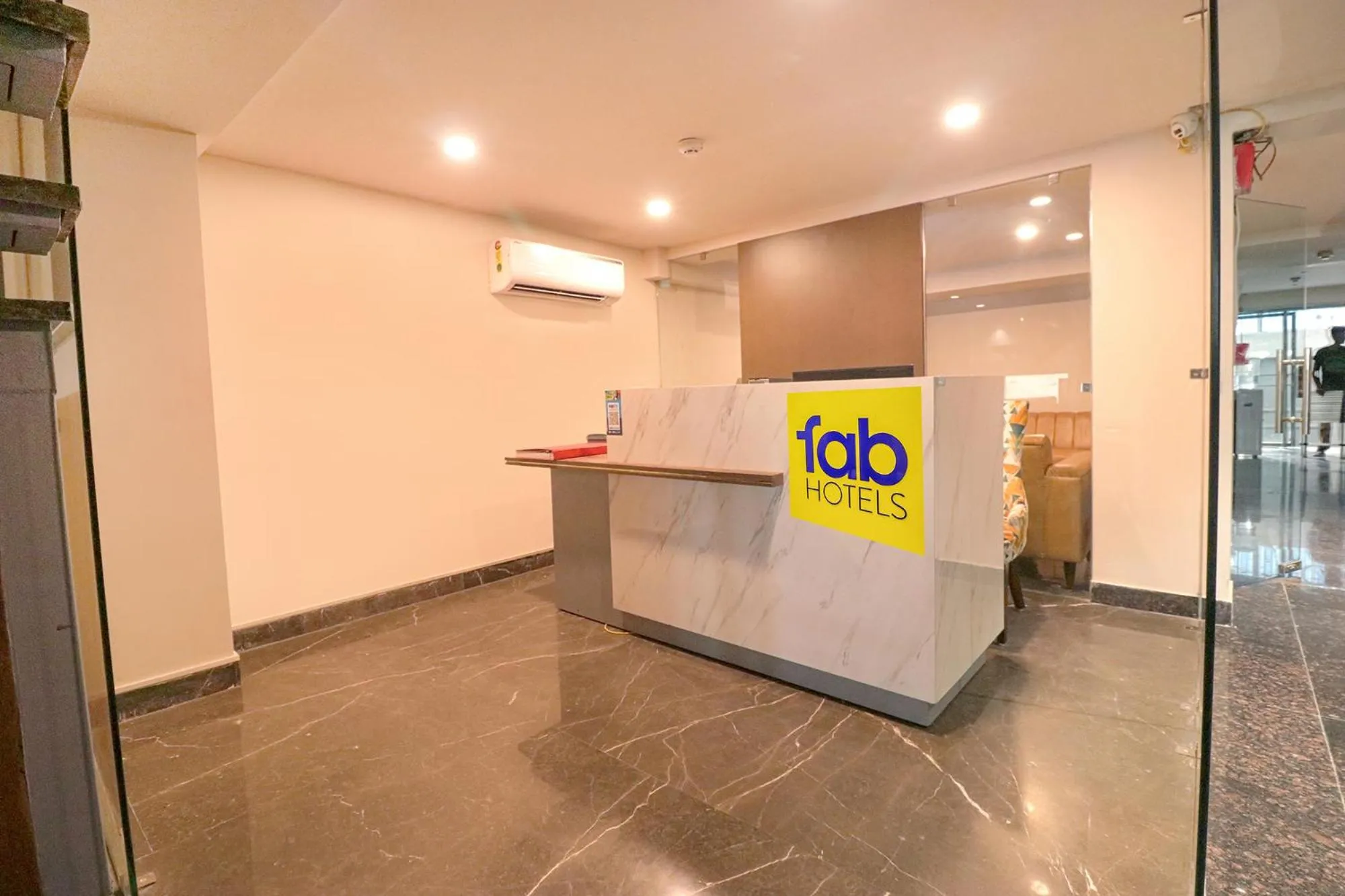 Lobby or reception in FabHotel Prime Shanit