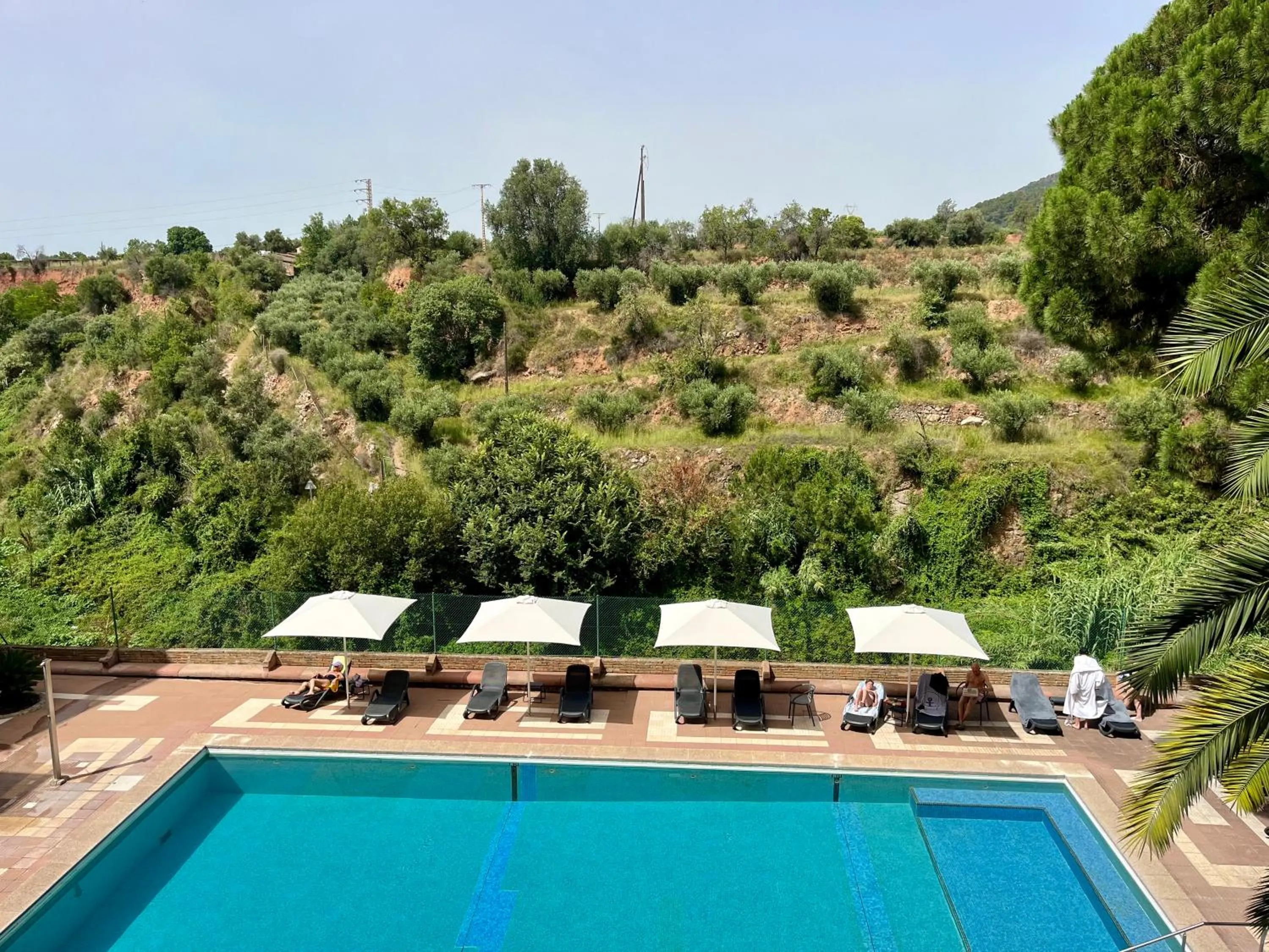 Natural landscape in Balneari Termes Victòria