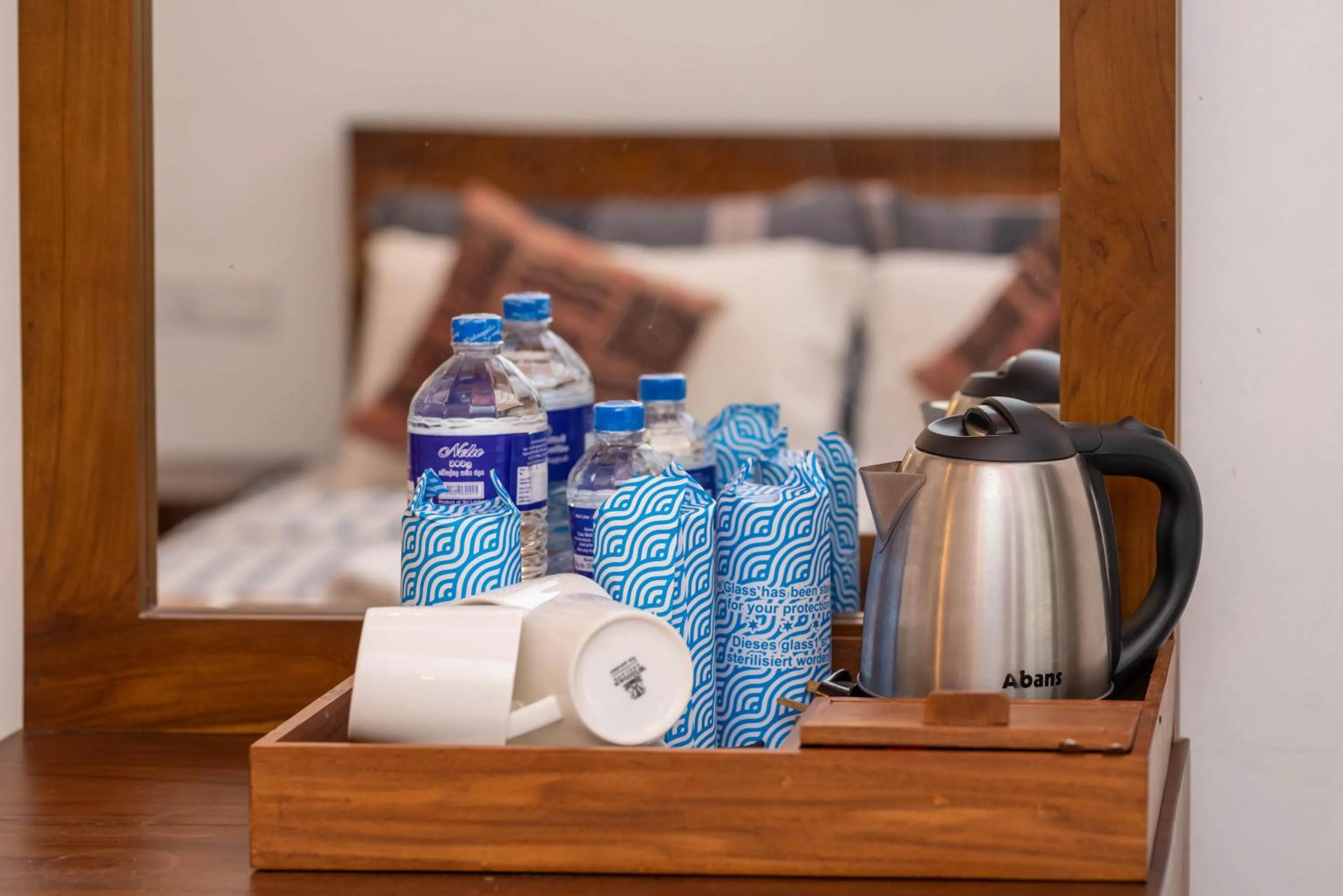 Coffee/tea facilities, Bed in Grand Argyle Resort