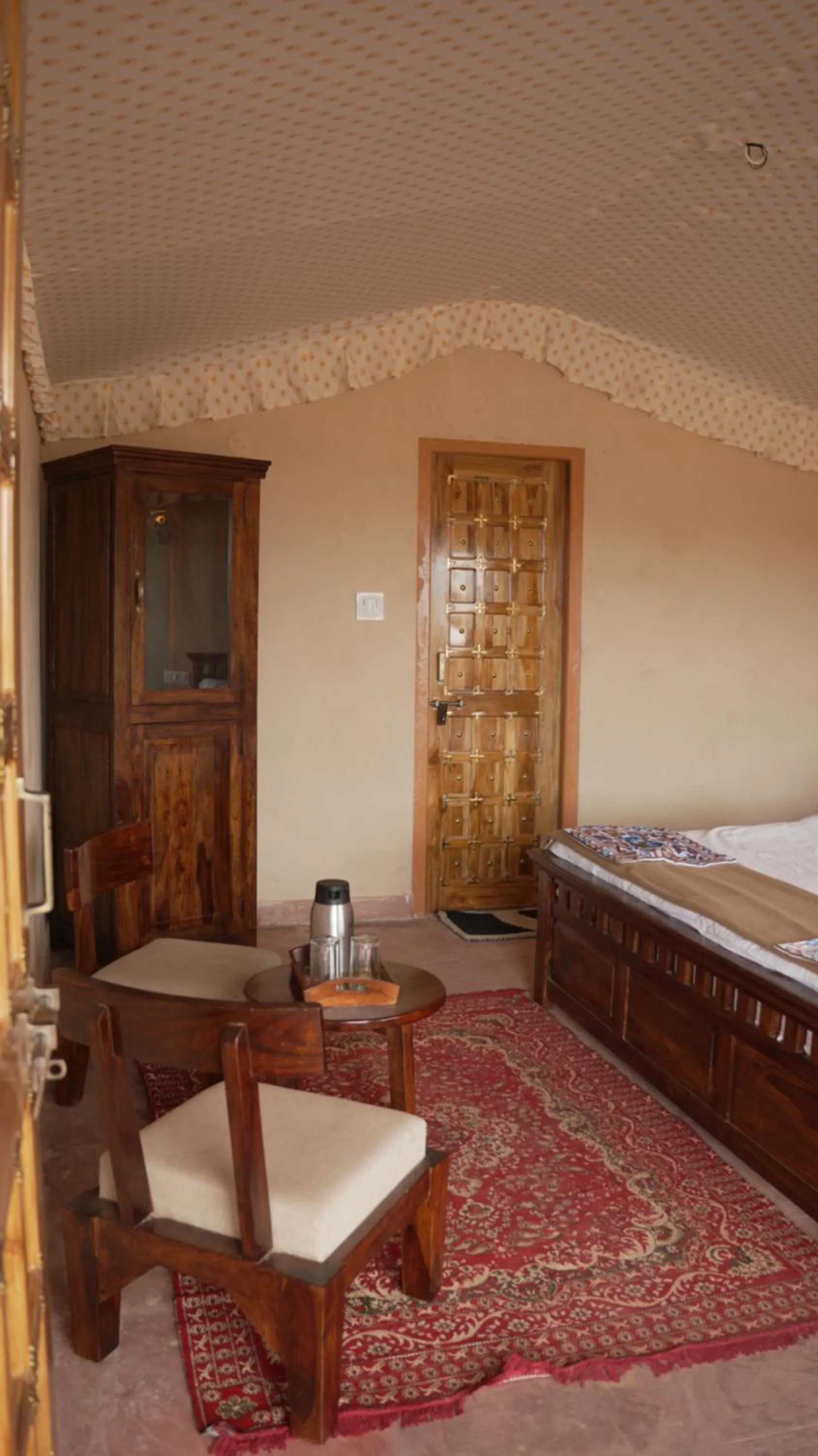 Bed in Bikaner Desert Camp and Resort