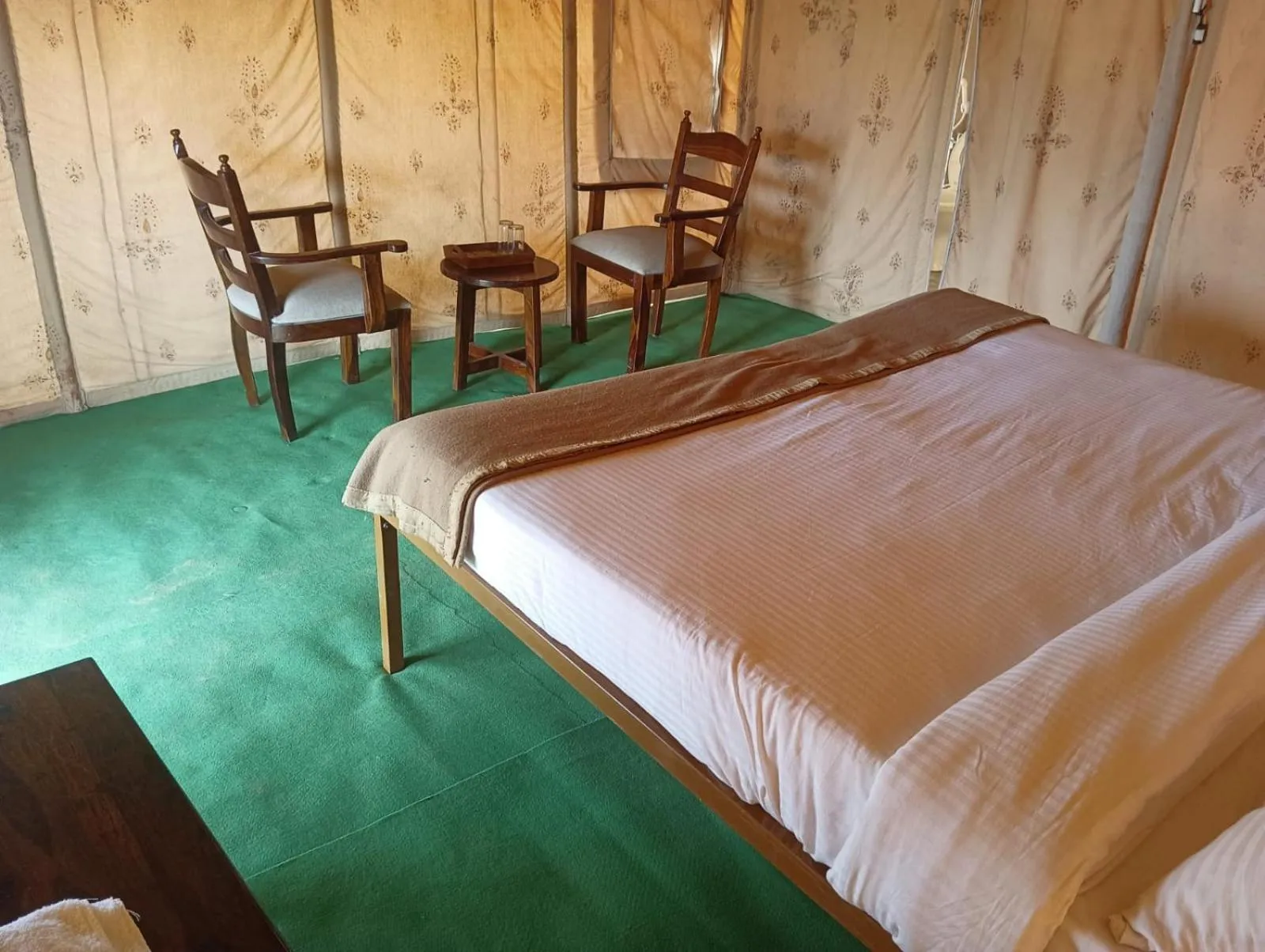 Bed in Bikaner Desert Camp and Resort