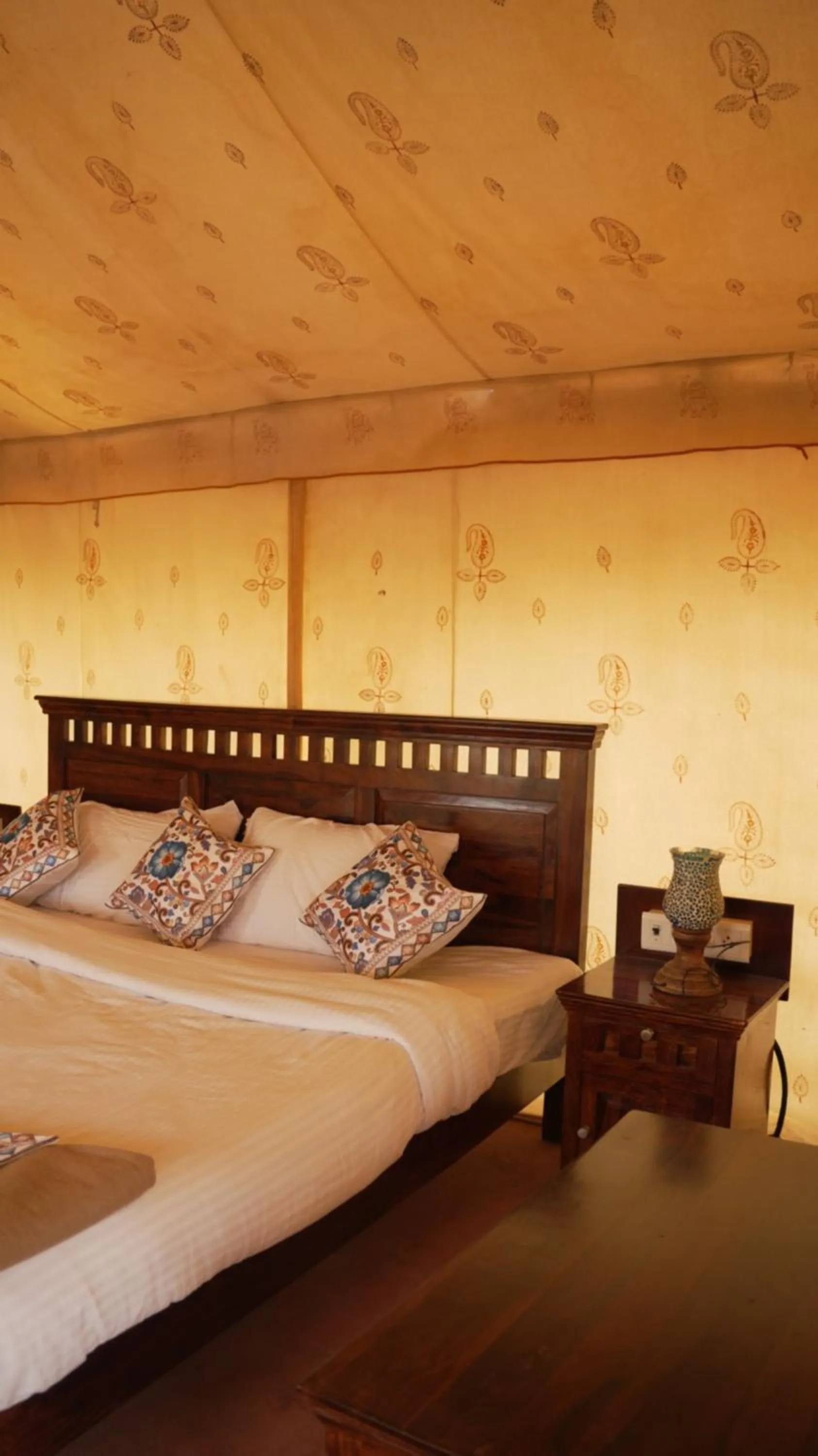 Bedroom in Bikaner Desert Camp and Resort