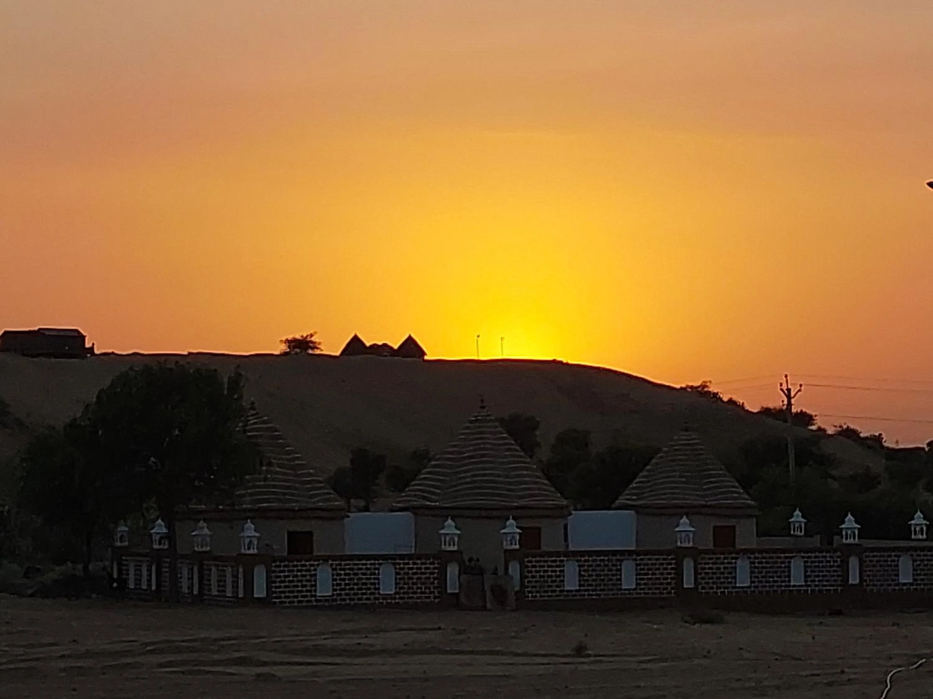 Natural landscape in Bikaner Desert Camp and Resort