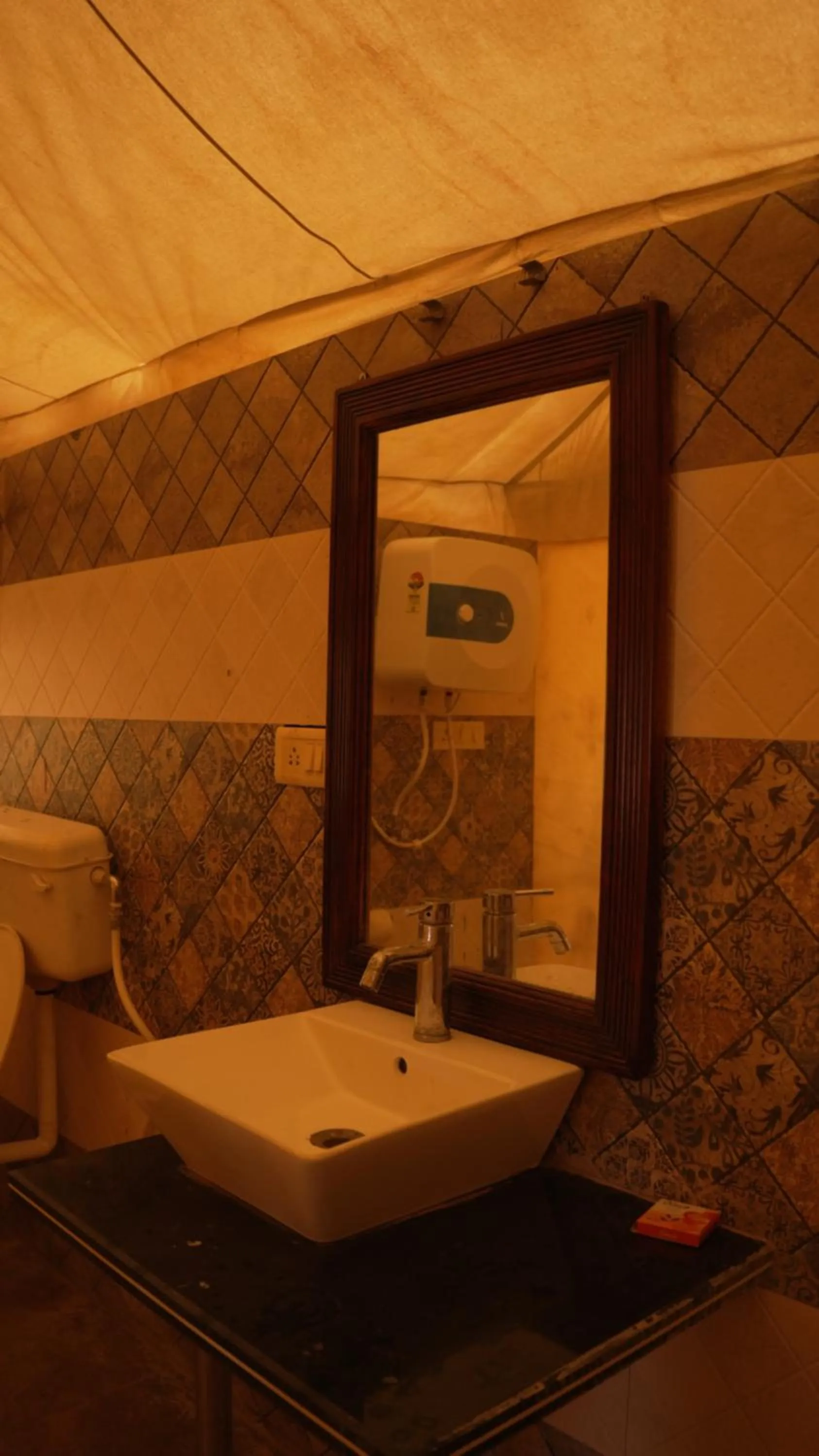 Bathroom in Bikaner Desert Camp and Resort