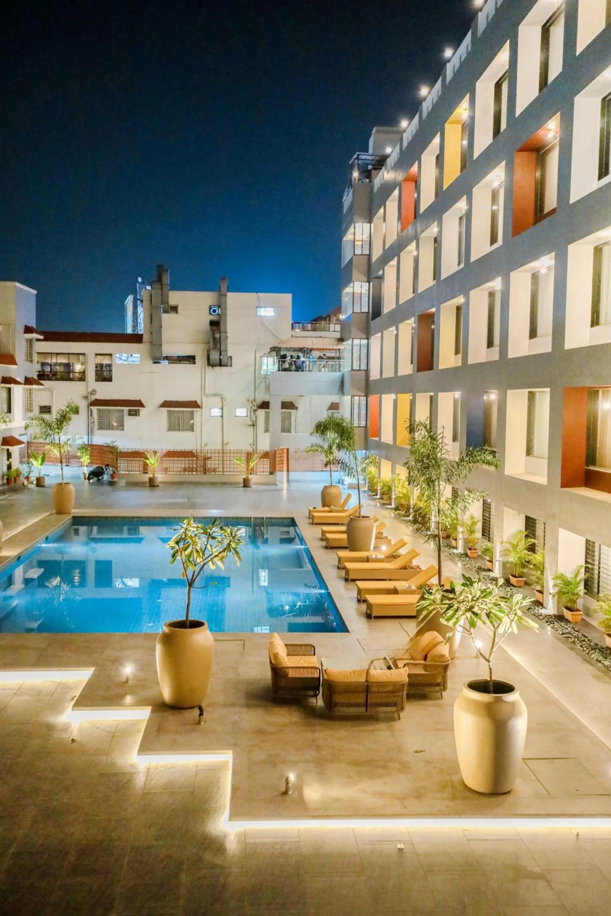 Property building in Hotel Atithi, Aurangabad