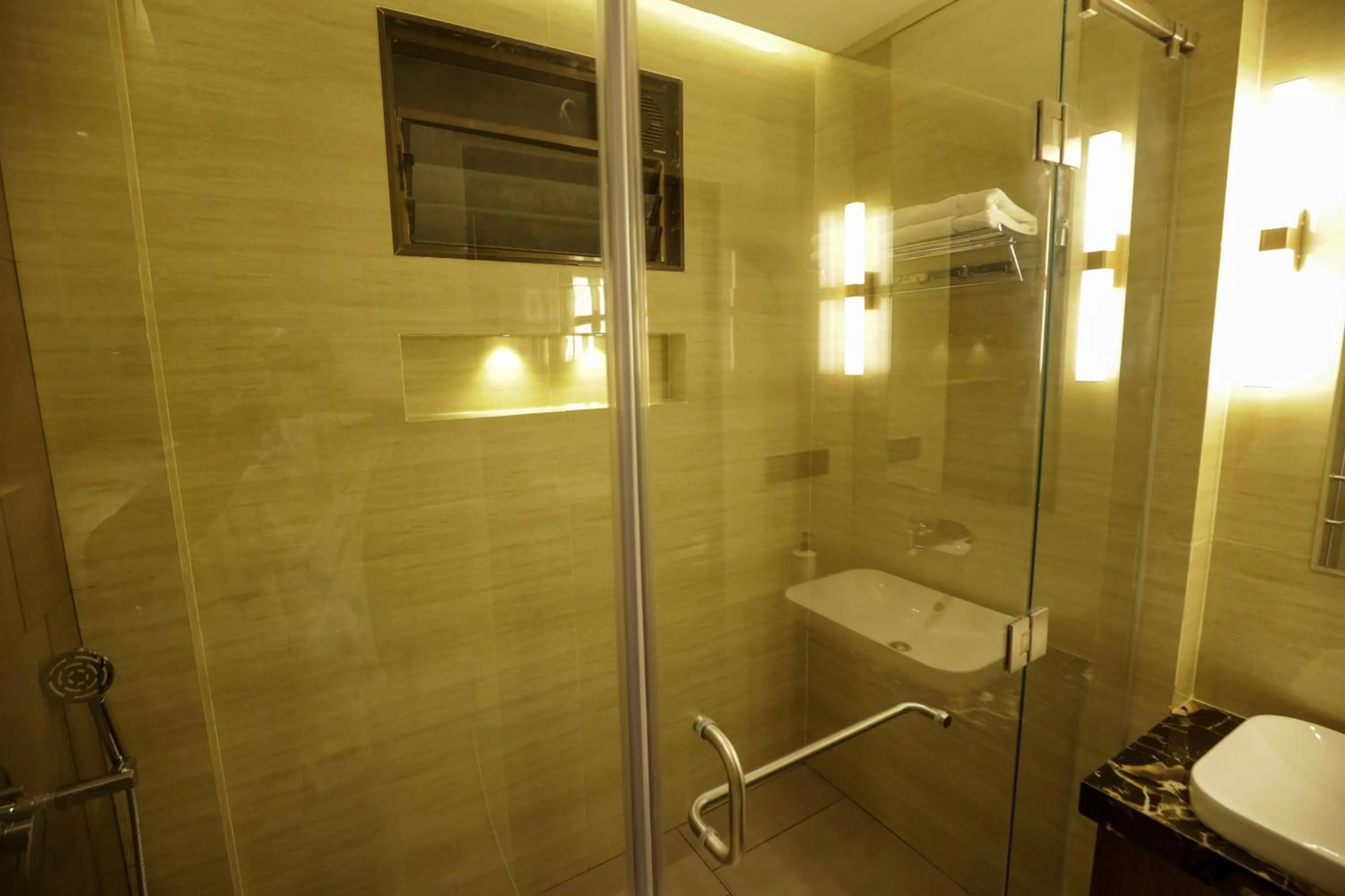 Bathroom in Hotel Atithi, Aurangabad