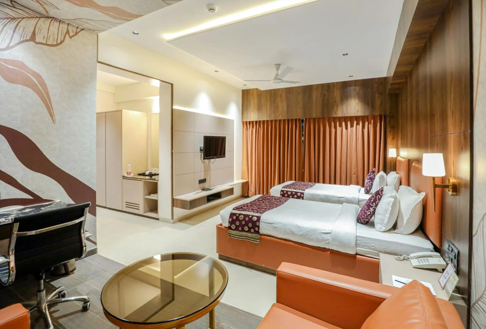Bed in Hotel Atithi, Aurangabad